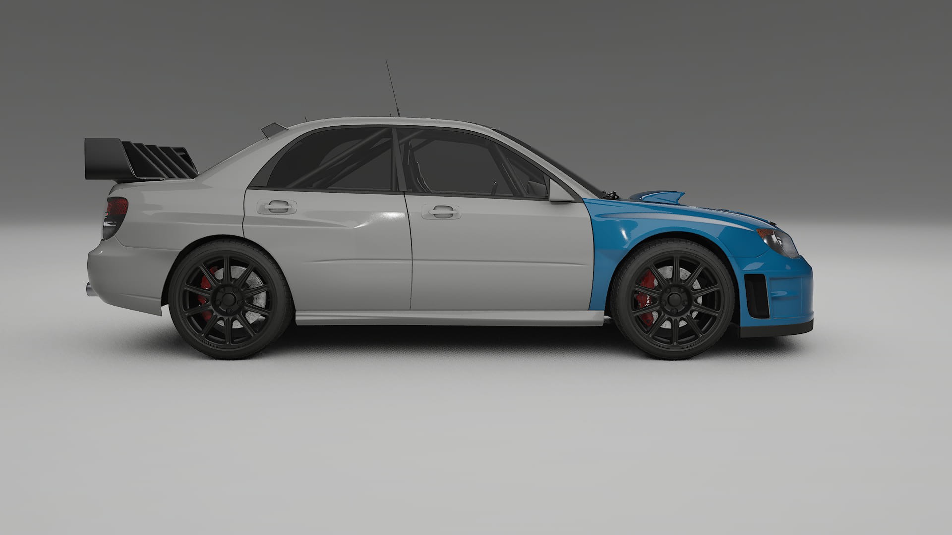 Subaru Impreza WRC GD Fényezésvédő Fólia | CrystalGuard Átlátszó TPU PPF Első Védő Készlet 2