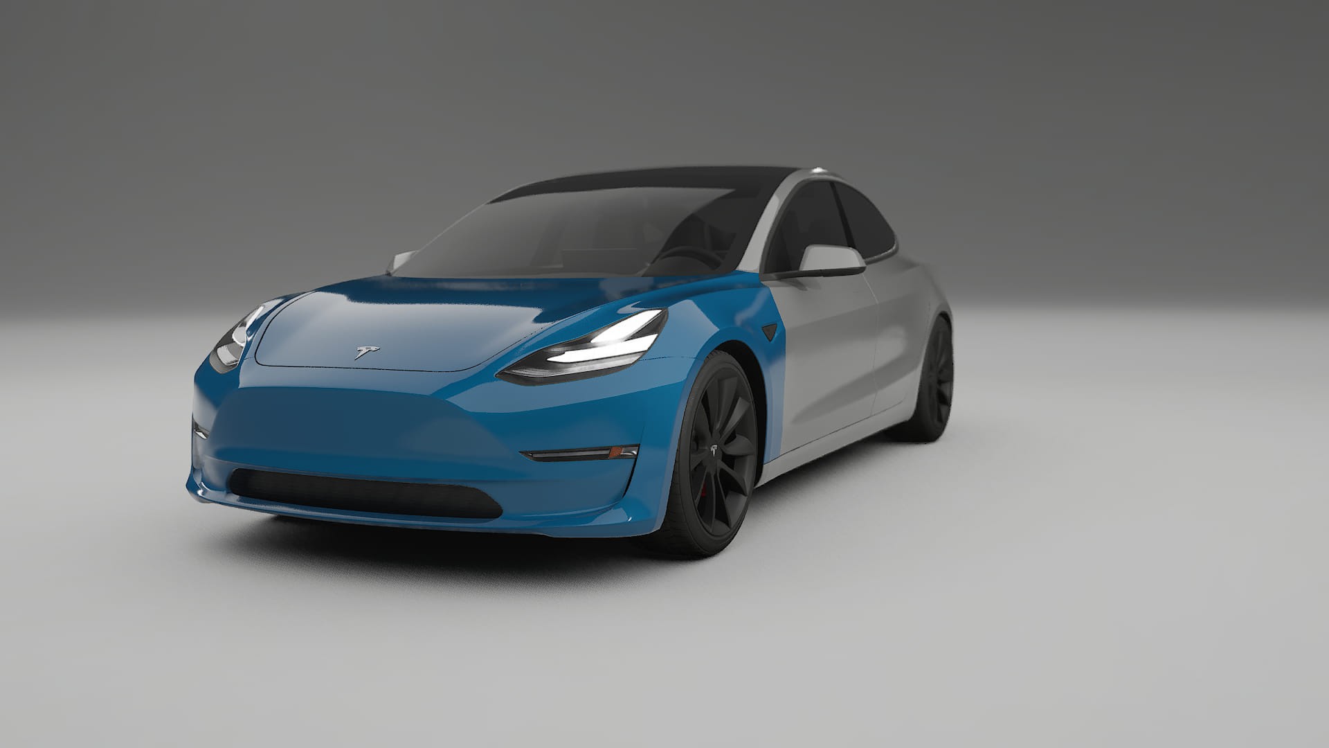 Tesla Model3 Fényezésvédő Fólia | CrystalGuard Átlátszó TPU PPF Első Védő Készlet