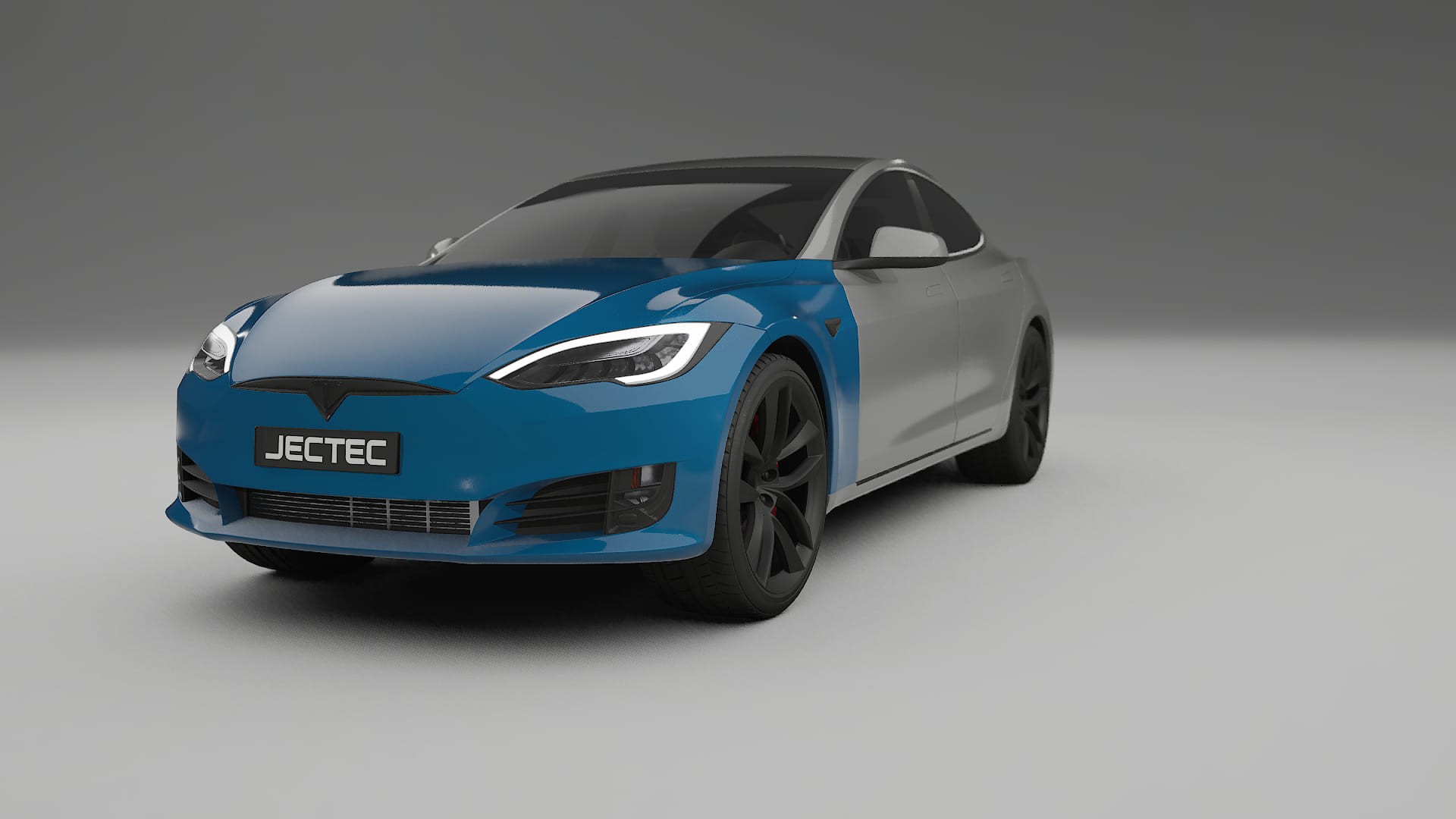 Tesla Model-S Refresh Fényezésvédő Fólia | CrystalGuard Átlátszó TPU PPF Első Védő Készlet
