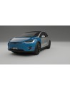 Tesla Model-X Fényezésvédő Fólia | CrystalGuard Átlátszó TPU PPF Első Védő Készlet