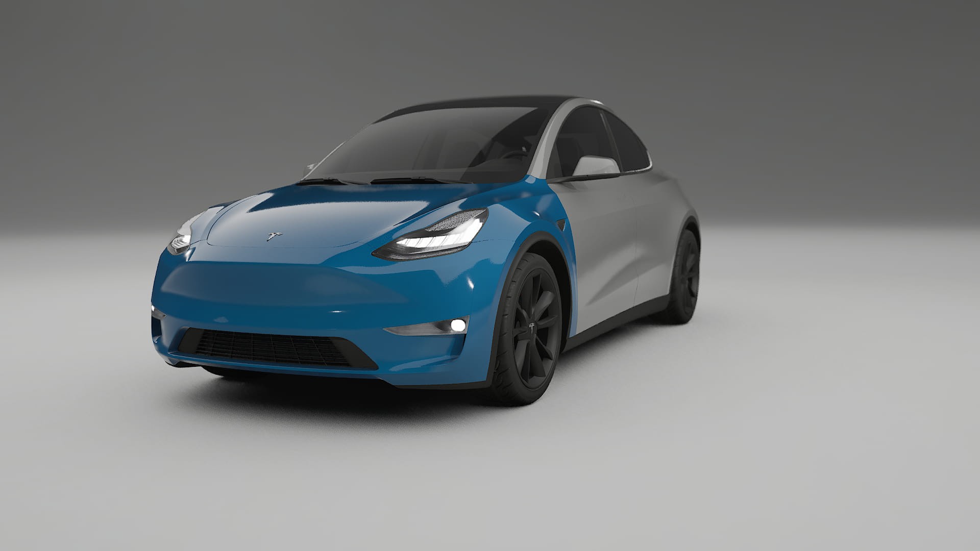 Tesla Model-Y Fényezésvédő Fólia | CrystalGuard Átlátszó TPU PPF Első Védő Készlet