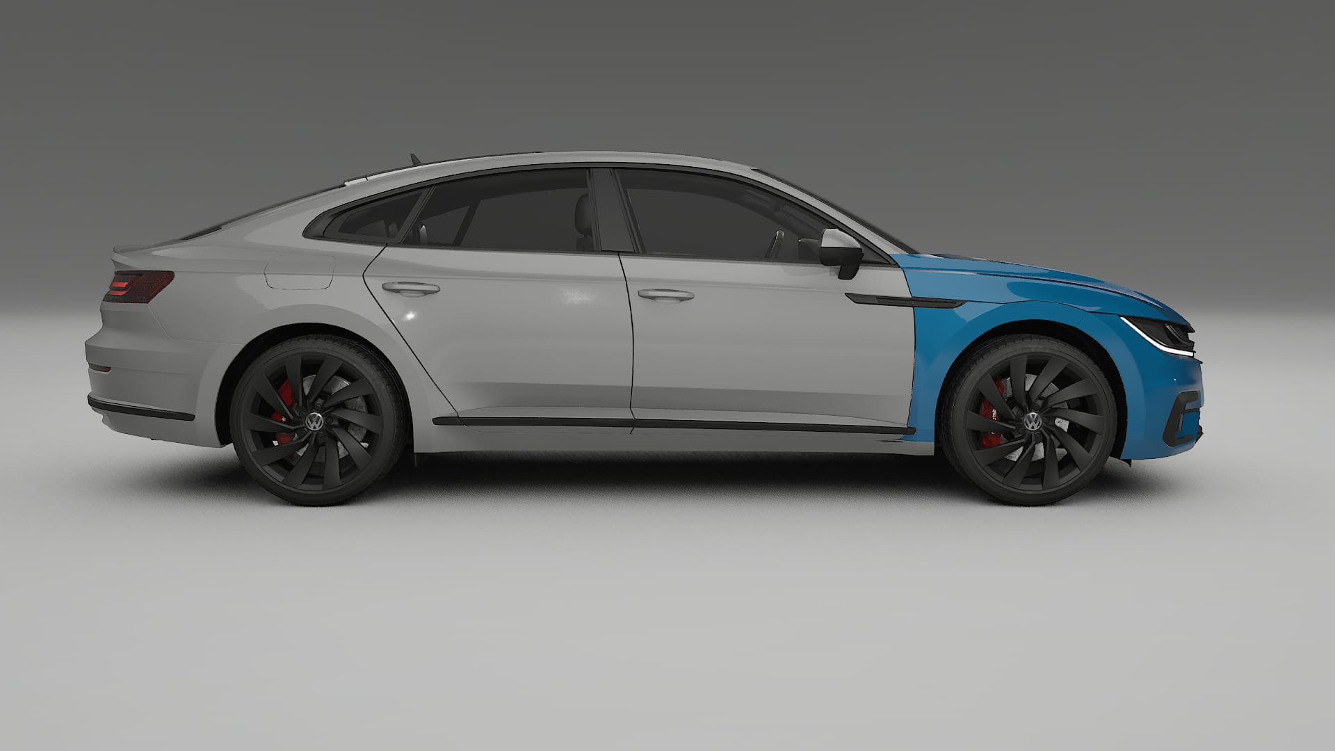 VW Arteon R 3H prefacelift pre-LCI Fényezésvédő Fólia | CrystalGuard Átlátszó TPU PPF Első Védő Készlet 2