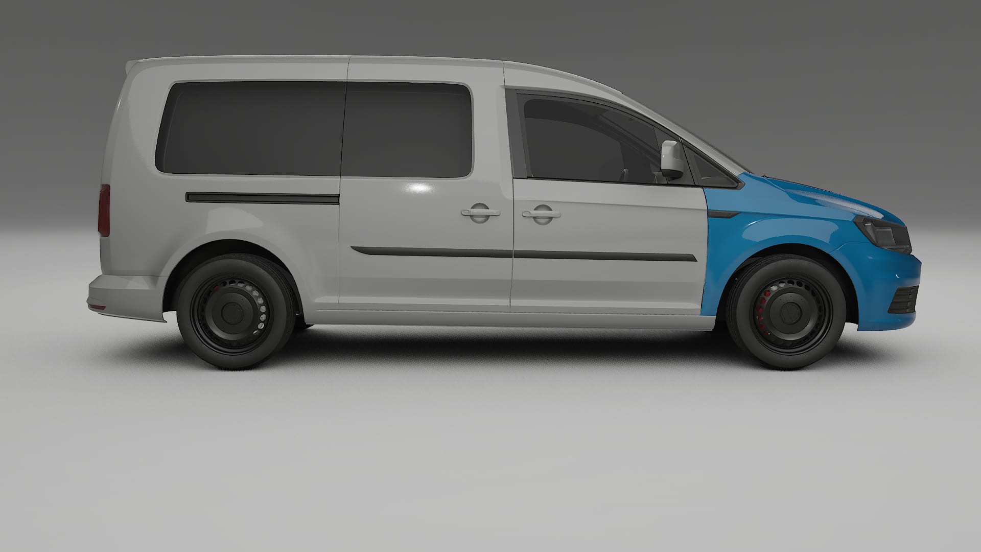 VW Caddy Maxi SB Fényezésvédő Fólia | CrystalGuard Átlátszó TPU PPF Első Védő Készlet 2