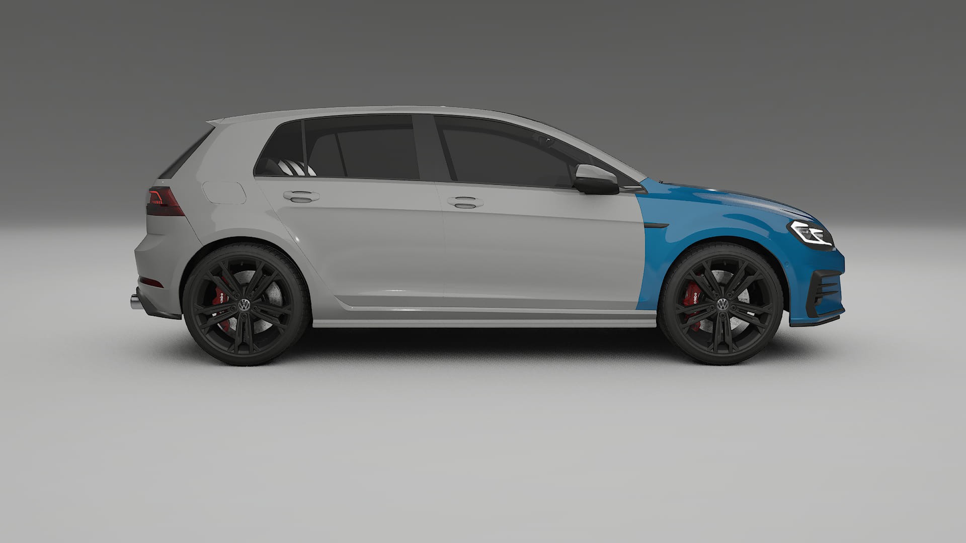 VW Golf Mk7 Fényezésvédő Fólia | CrystalGuard Átlátszó TPU PPF Első Védő Készlet 2