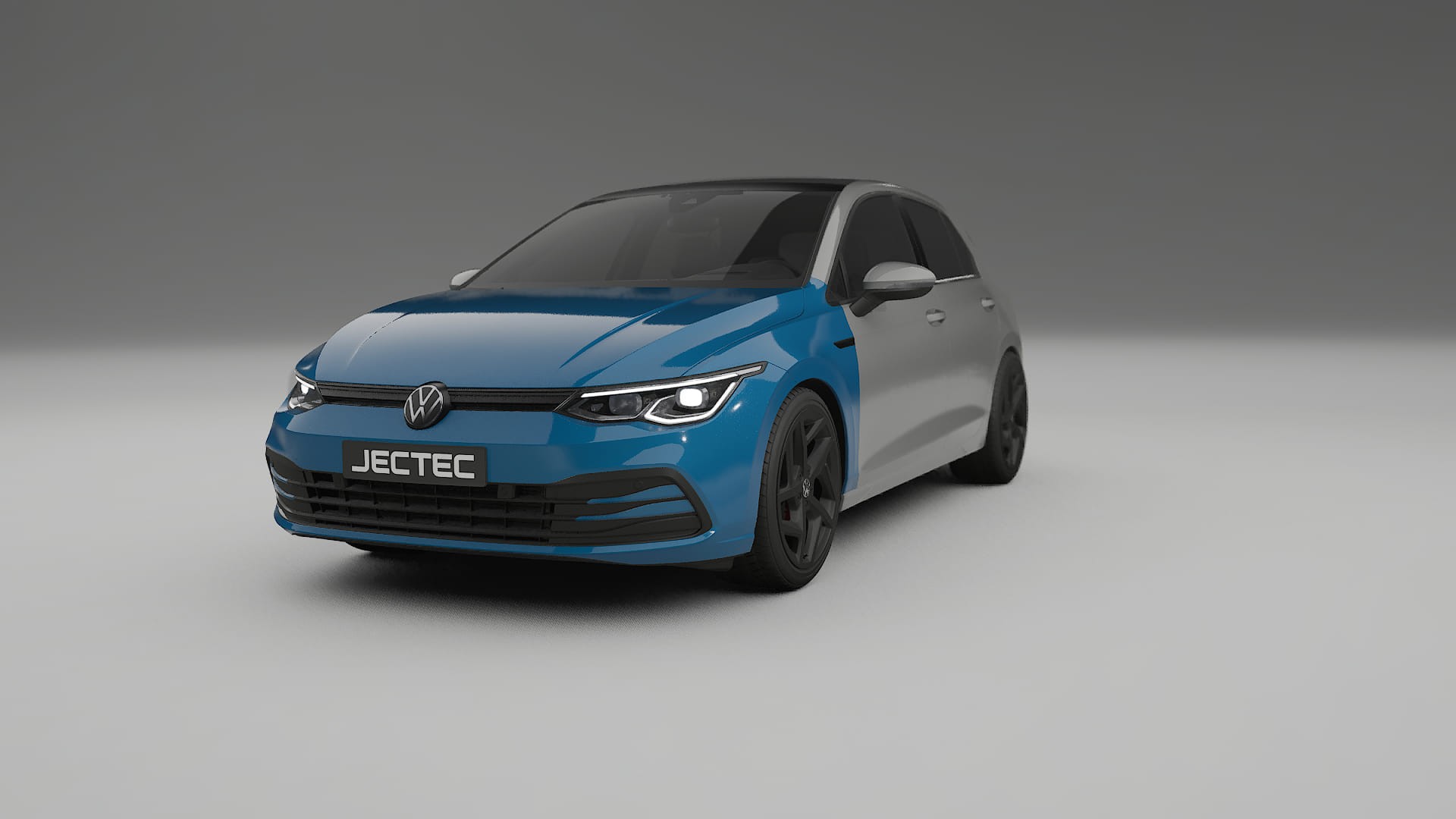 VW Golf Mk8 Fényezésvédő Fólia | CrystalGuard Átlátszó TPU PPF Első Védő Készlet