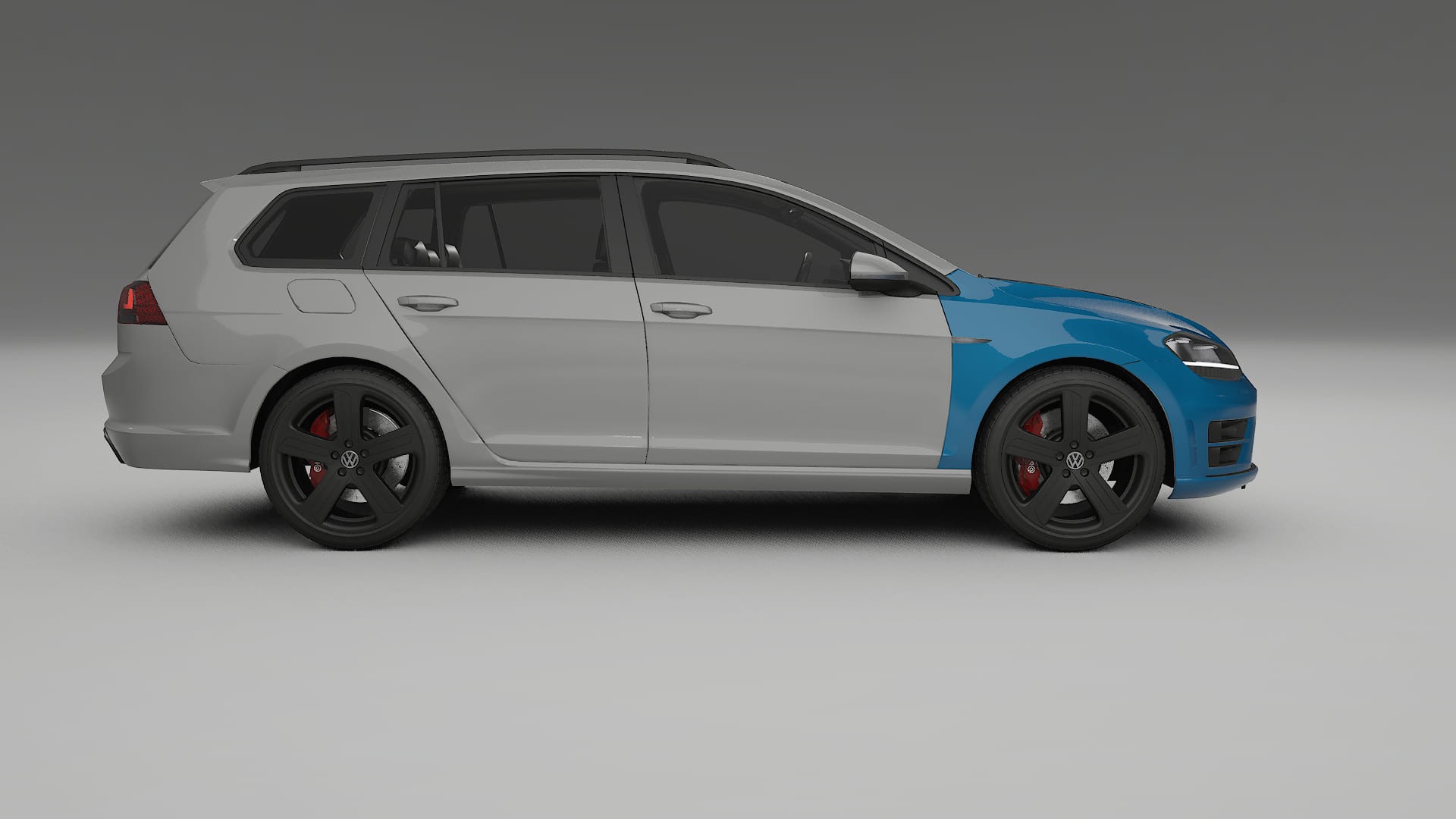 VW Golf Variant Mk7 Fényezésvédő Fólia | CrystalGuard Átlátszó TPU PPF Első Védő Készlet 2