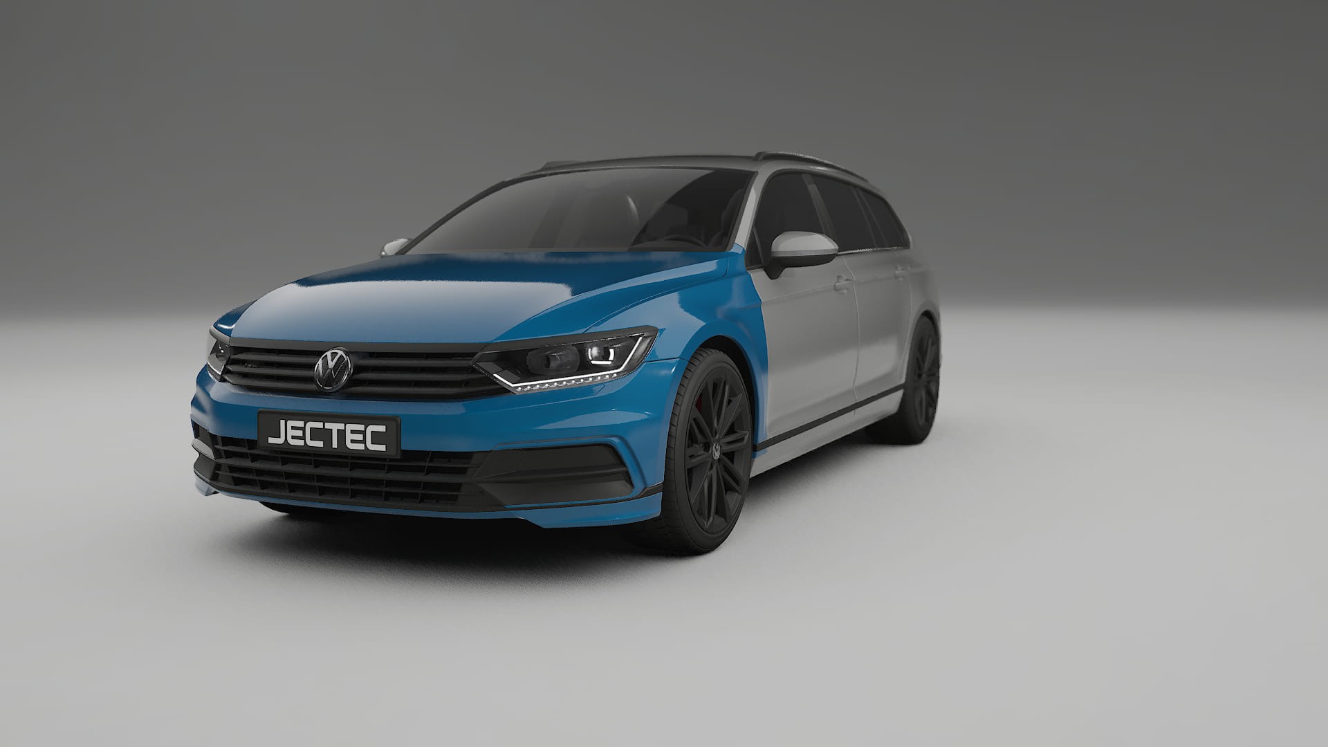 VW Passat Variant-R B8 Fényezésvédő Fólia | CrystalGuard Átlátszó TPU PPF Első Védő Készlet