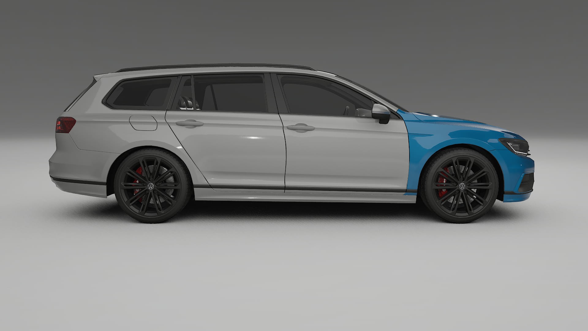 VW Passat Variant-R B8 Fényezésvédő Fólia | CrystalGuard Átlátszó TPU PPF Első Védő Készlet 2