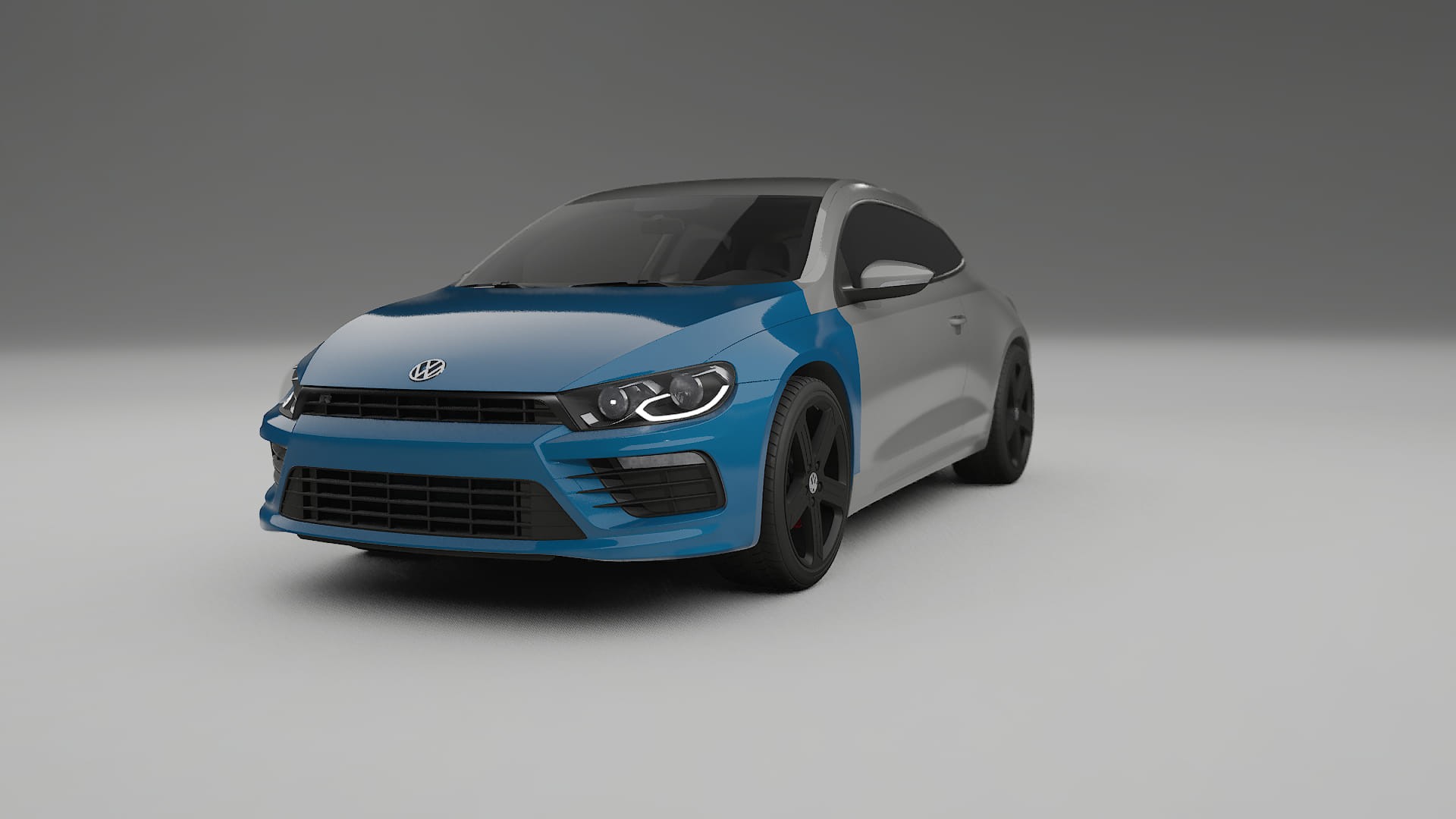 VW Scirocco R III Fényezésvédő Fólia | CrystalGuard Átlátszó TPU PPF Első Védő Készlet