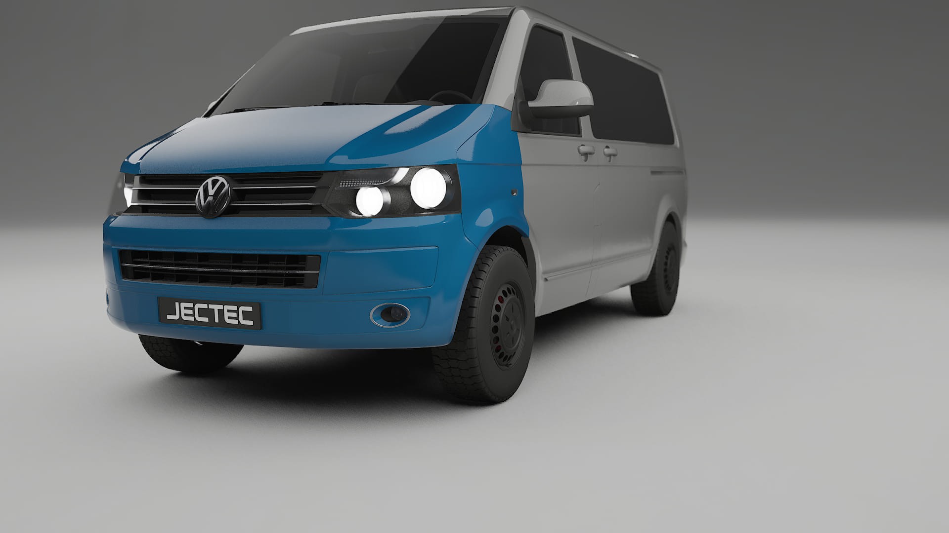 VW Transporter T5 Caravelle Fényezésvédő Fólia | CrystalGuard Átlátszó TPU PPF Első Védő Készlet