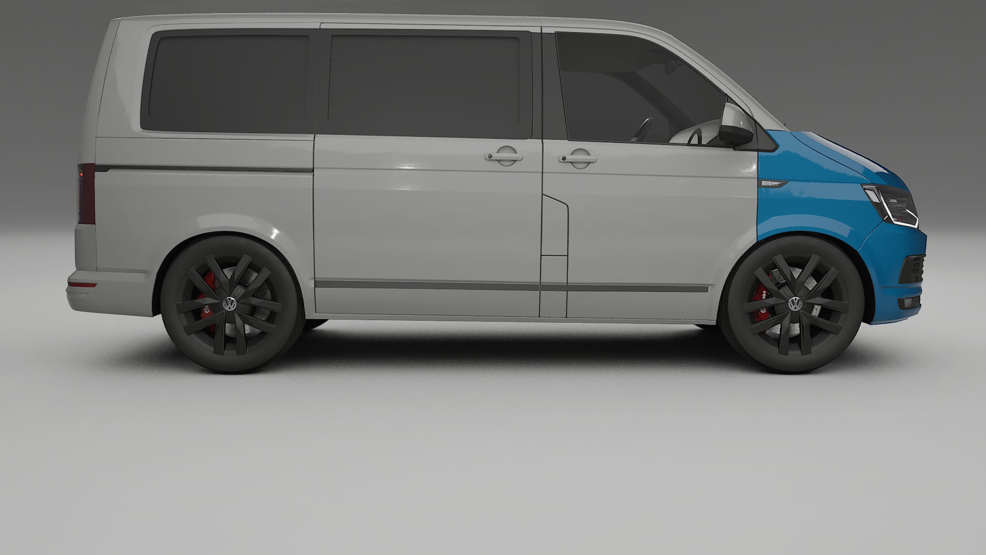 VW Transporter T6 Multivan Fényezésvédő Fólia | CrystalGuard Átlátszó TPU PPF Első Védő Készlet 2