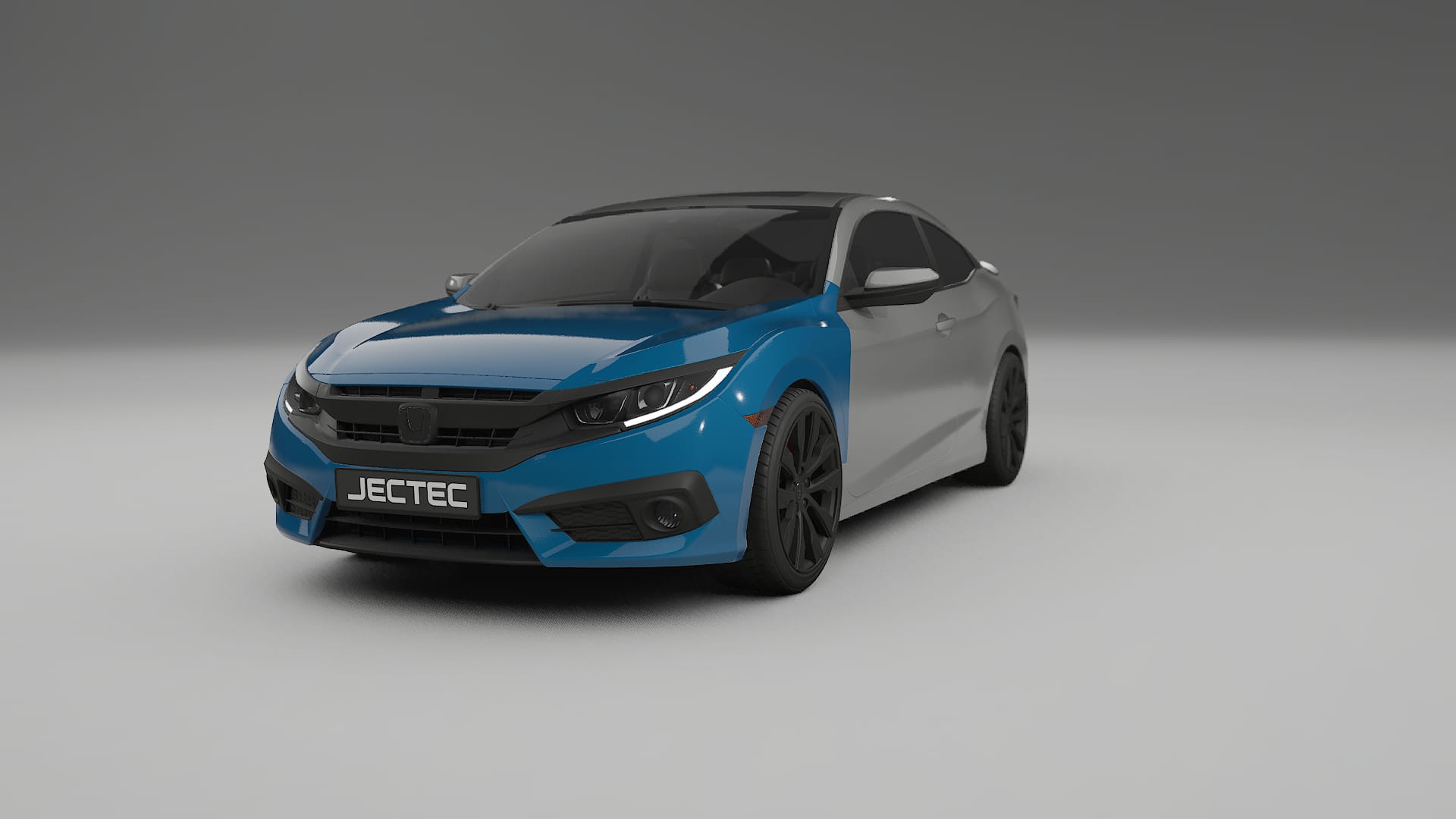 Honda Civic coupe prefacelift pre-LCI Fényezésvédő Fólia | CrystalGuard Átlátszó TPU PPF Első Védő Készlet