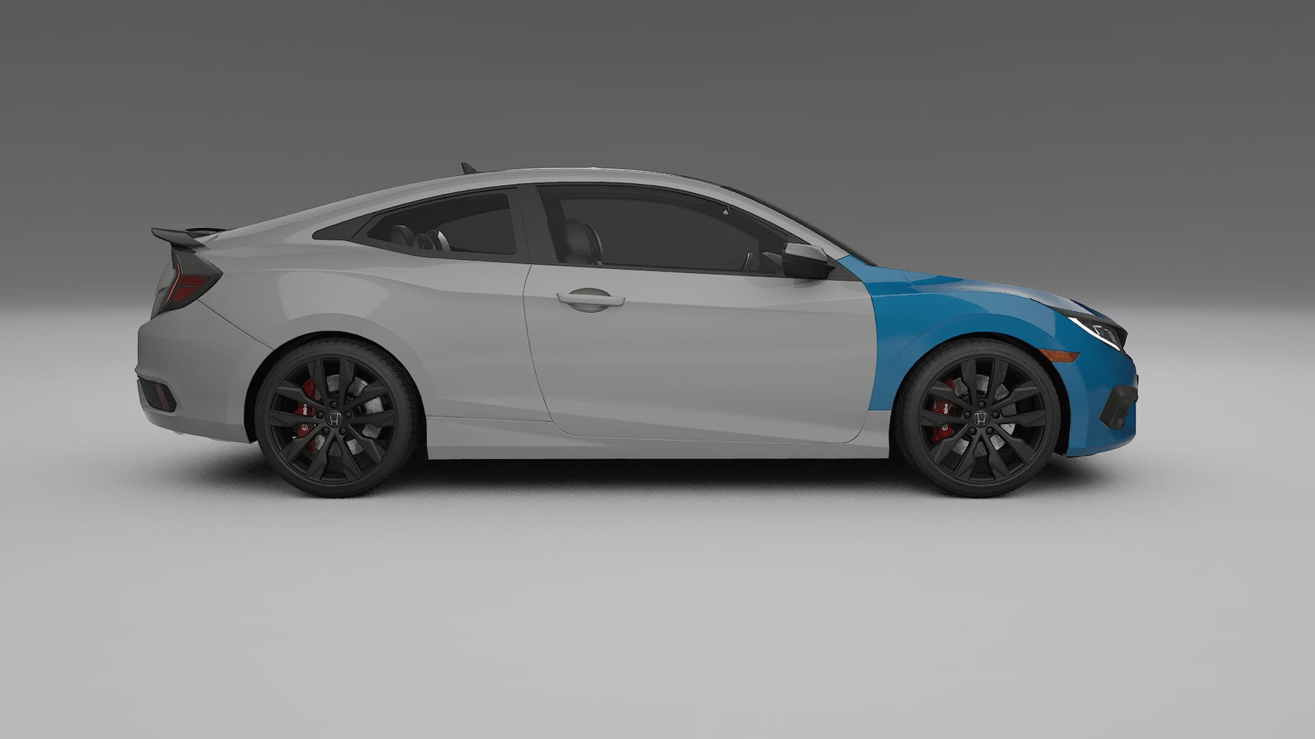 Honda Civic coupe prefacelift pre-LCI Fényezésvédő Fólia | CrystalGuard Átlátszó TPU PPF Első Védő Készlet 2