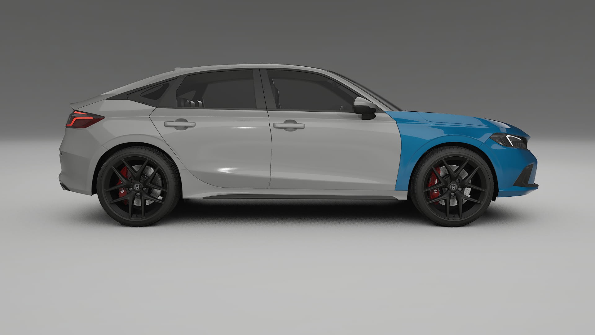 Honda Civic hatchback Fényezésvédő Fólia | CrystalGuard Átlátszó TPU PPF Első Védő Készlet 2