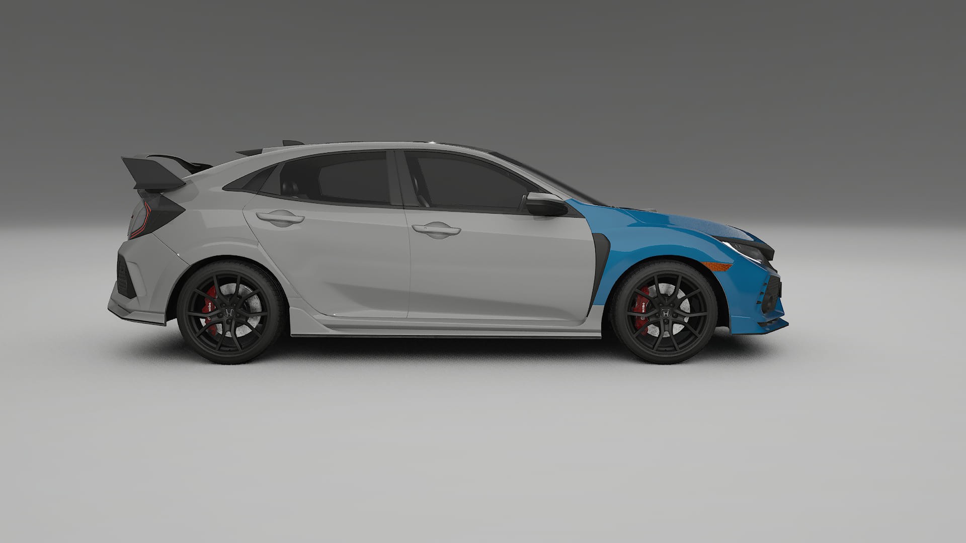 Honda Civic Type-R Fényezésvédő Fólia | CrystalGuard Átlátszó TPU PPF Első Védő Készlet 2