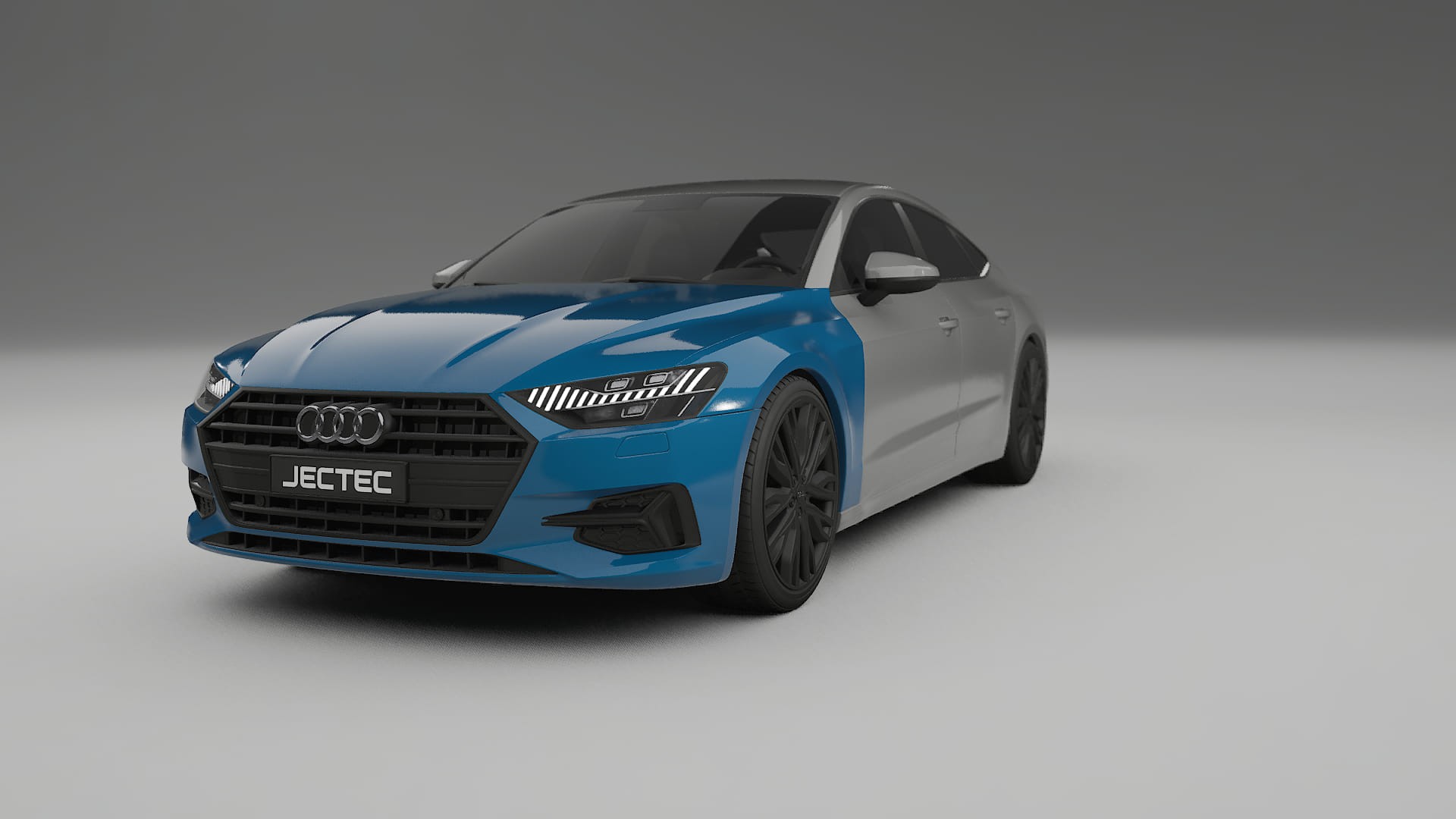 Audi A7 C8 Sportback prefacelift pre-LCI Fényezésvédő Fólia | CrystalGuard Átlátszó TPU PPF Első Védő Készlet