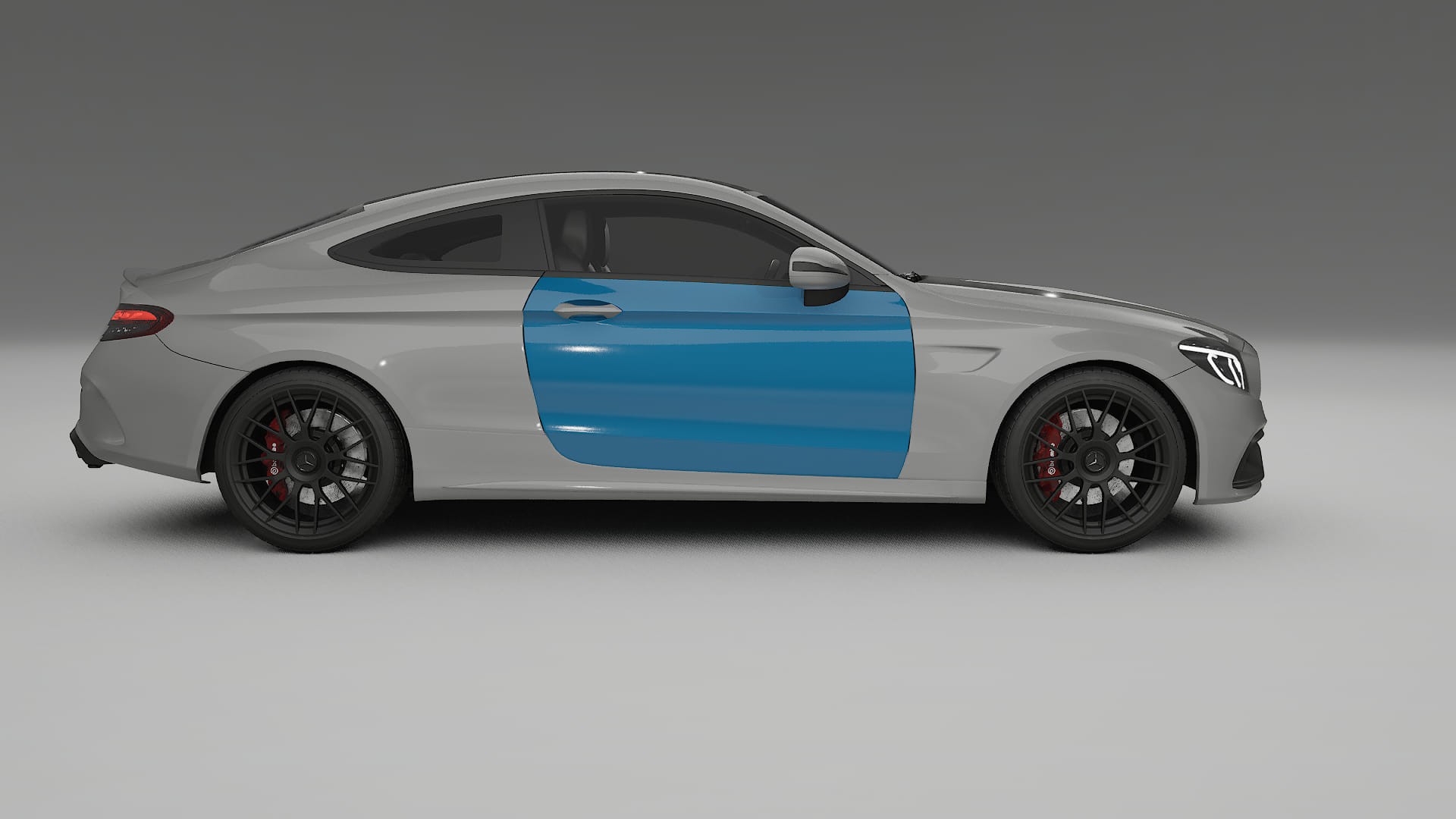 Mercedes C-Class W205 AMG sedan Paint Protection Film | CrystalGuard Transparent PPF Full Pre-Cut Kit