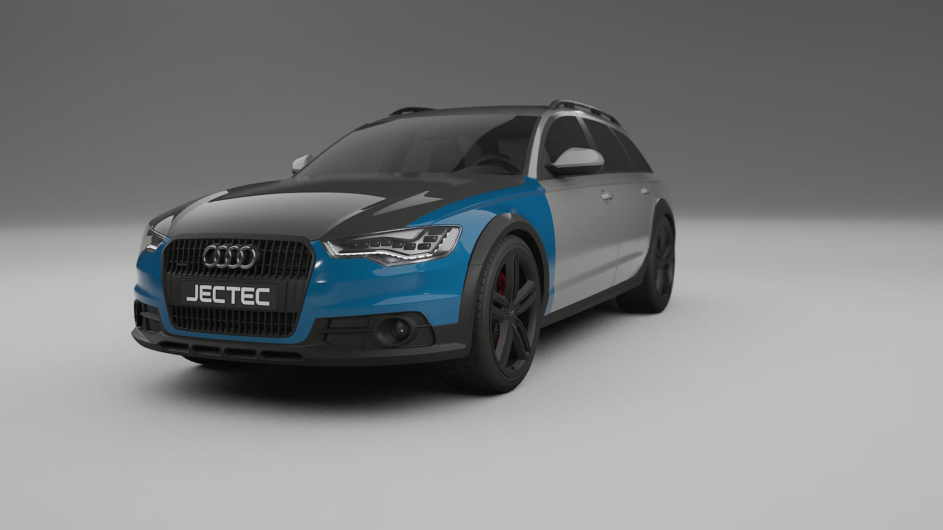 Audi A6 Allroad C7 prefacelift Fényezésvédő Fólia | CrystalGuard Első PPF Készlet Karbon Motorháztetővel