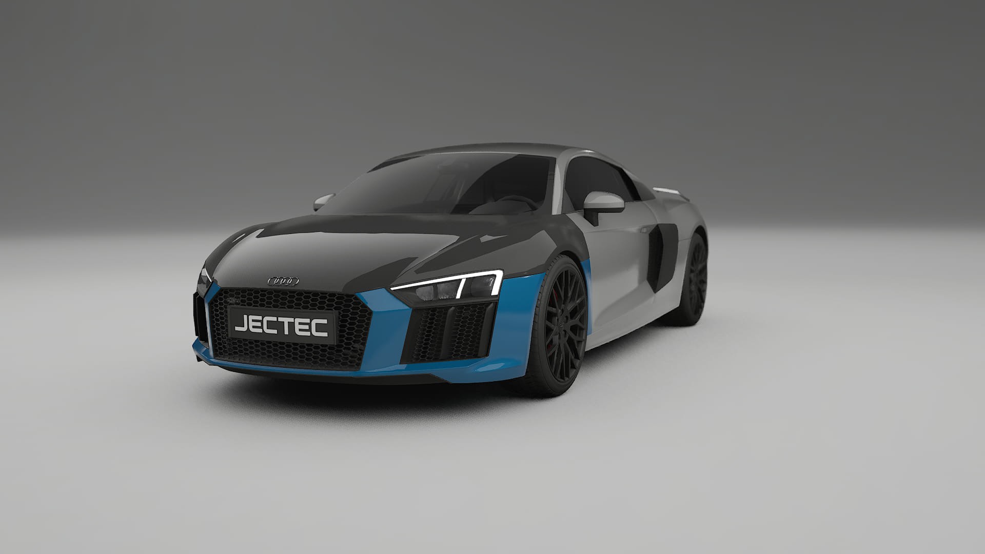 Audi R8 typ-4S prefacelift Fényezésvédő Fólia | CrystalGuard Első PPF Készlet Karbon Motorháztetővel