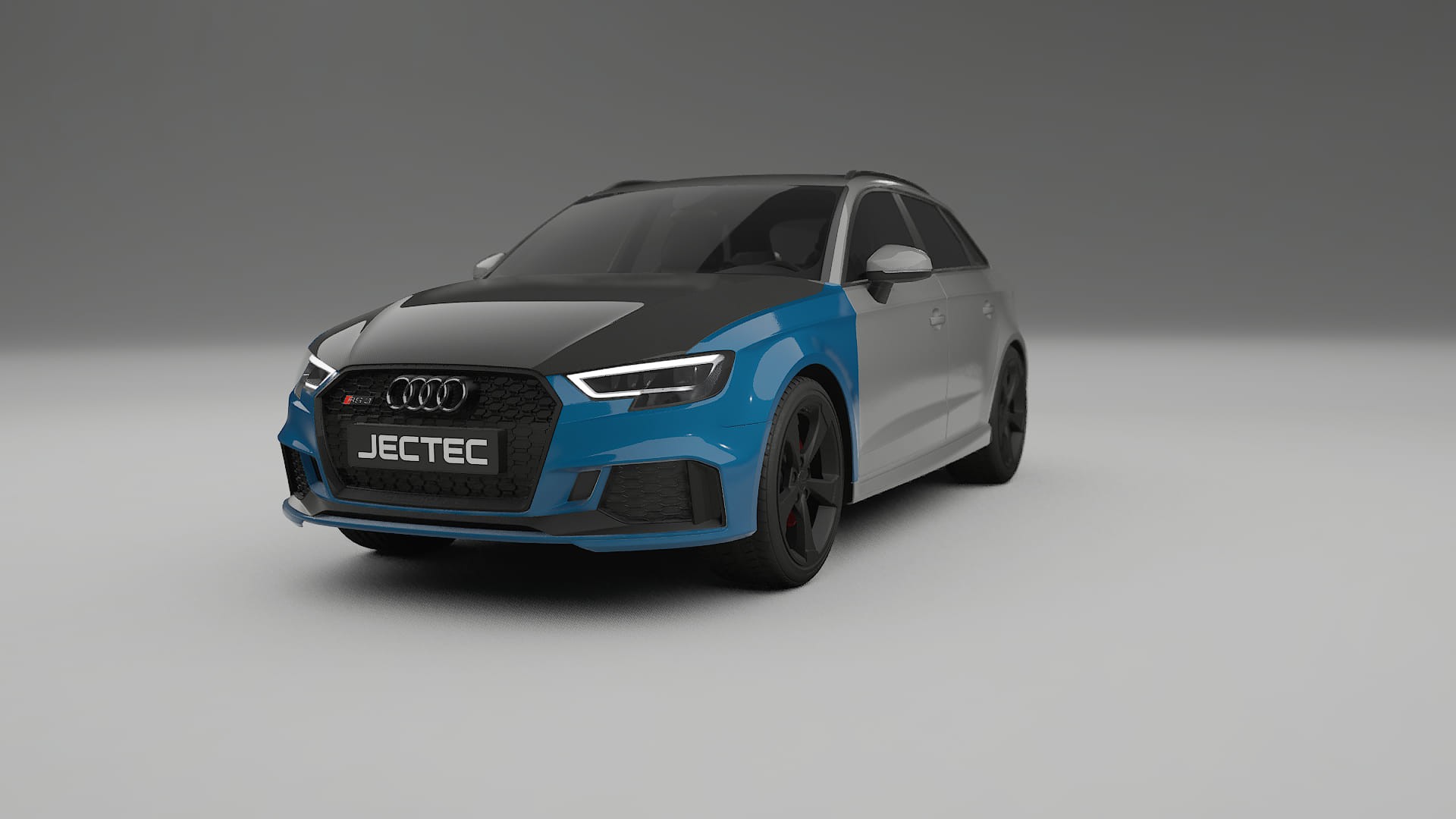 Audi RS3 Sportback 8V facelift Fényezésvédő Fólia | CrystalGuard Első PPF Készlet Karbon Motorháztetővel