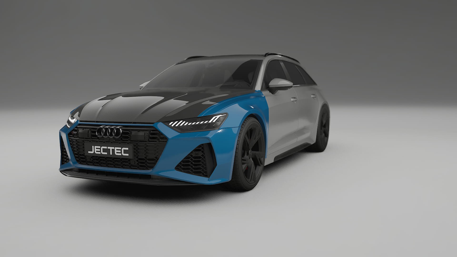 Audi RS6 Avant C8 facelift Fényezésvédő Fólia | CrystalGuard Első PPF Készlet Karbon Motorháztetővel