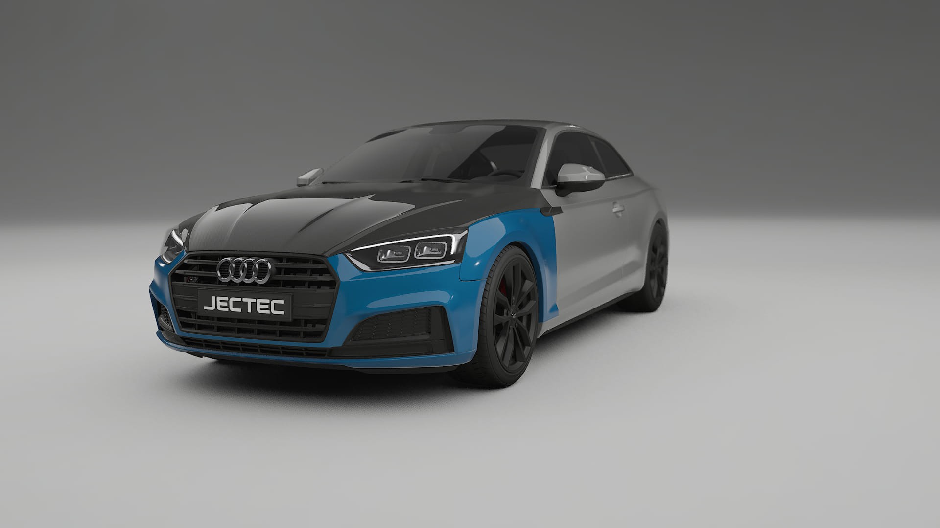 Audi S5 B9 prefacelift Fényezésvédő Fólia | CrystalGuard Első PPF Készlet Karbon Motorháztetővel