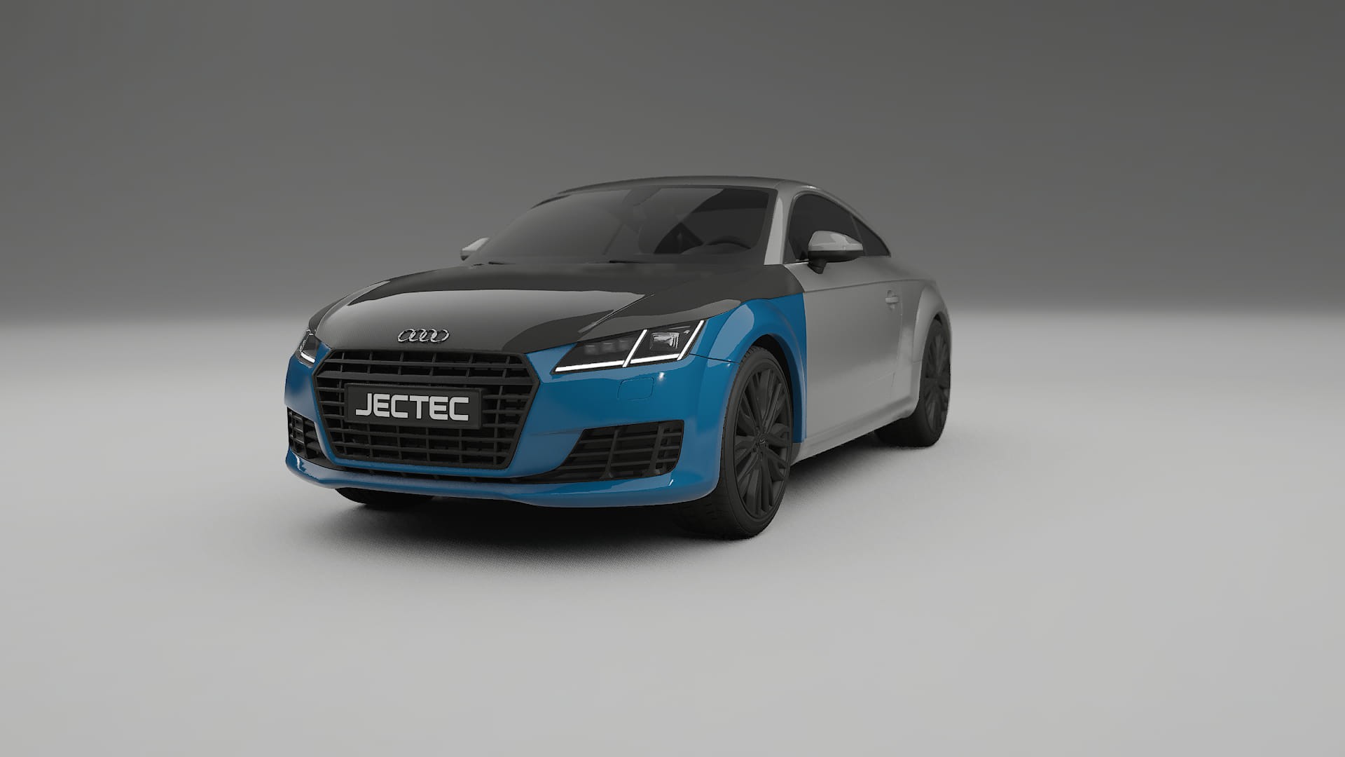 Audi TT coupe 8S prefacelift Fényezésvédő Fólia | CrystalGuard Első PPF Készlet Karbon Motorháztetővel