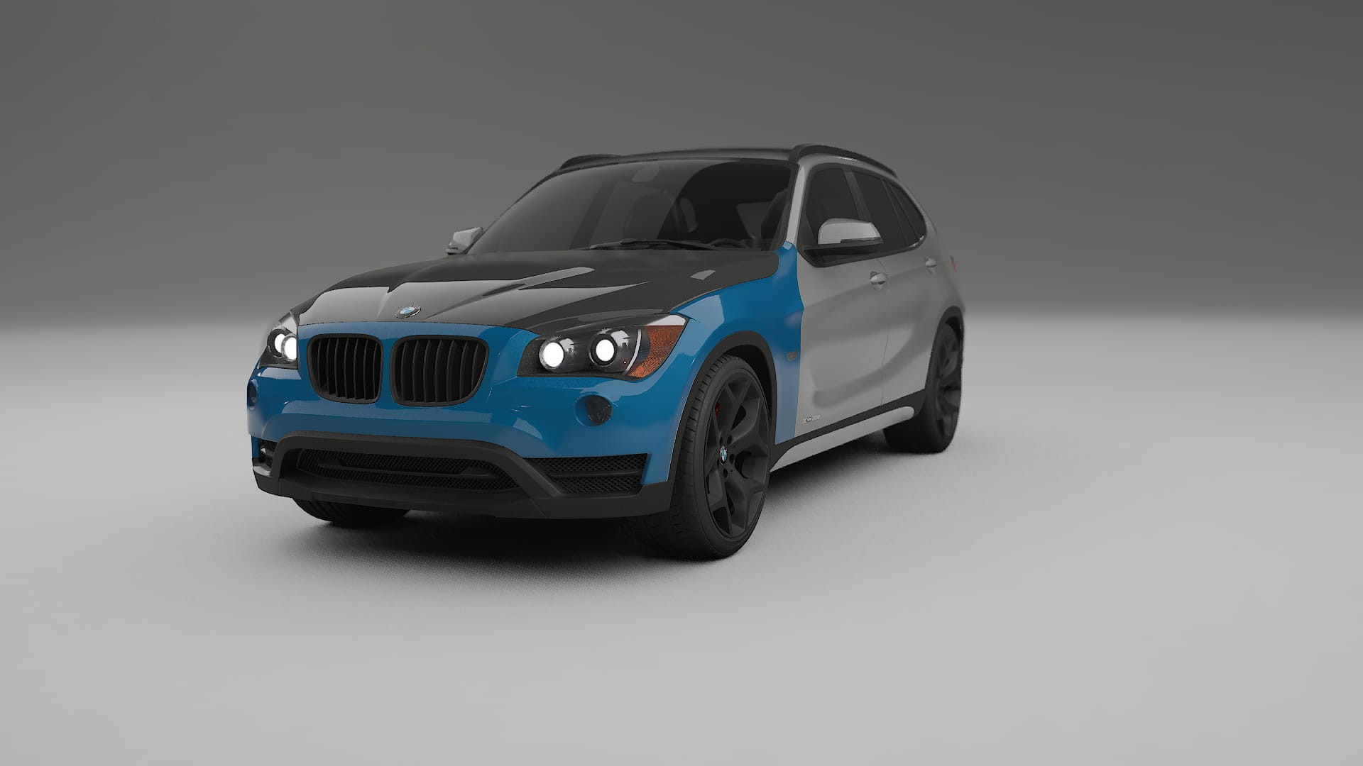 BMW X1 E84 Fényezésvédő Fólia | CrystalGuard Első PPF Készlet Karbon Motorháztetővel