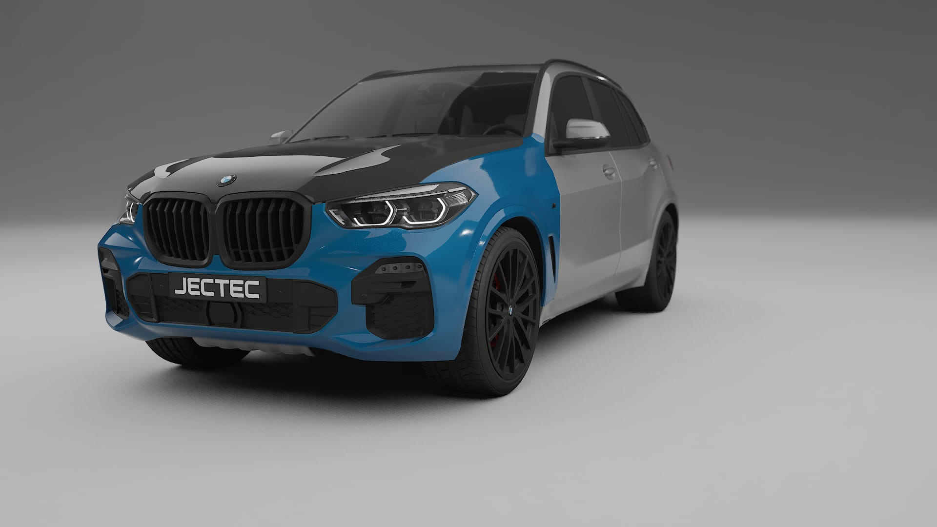 BMW X5 G05 M-Sport Fényezésvédő Fólia | CrystalGuard Első PPF Készlet Karbon Motorháztetővel