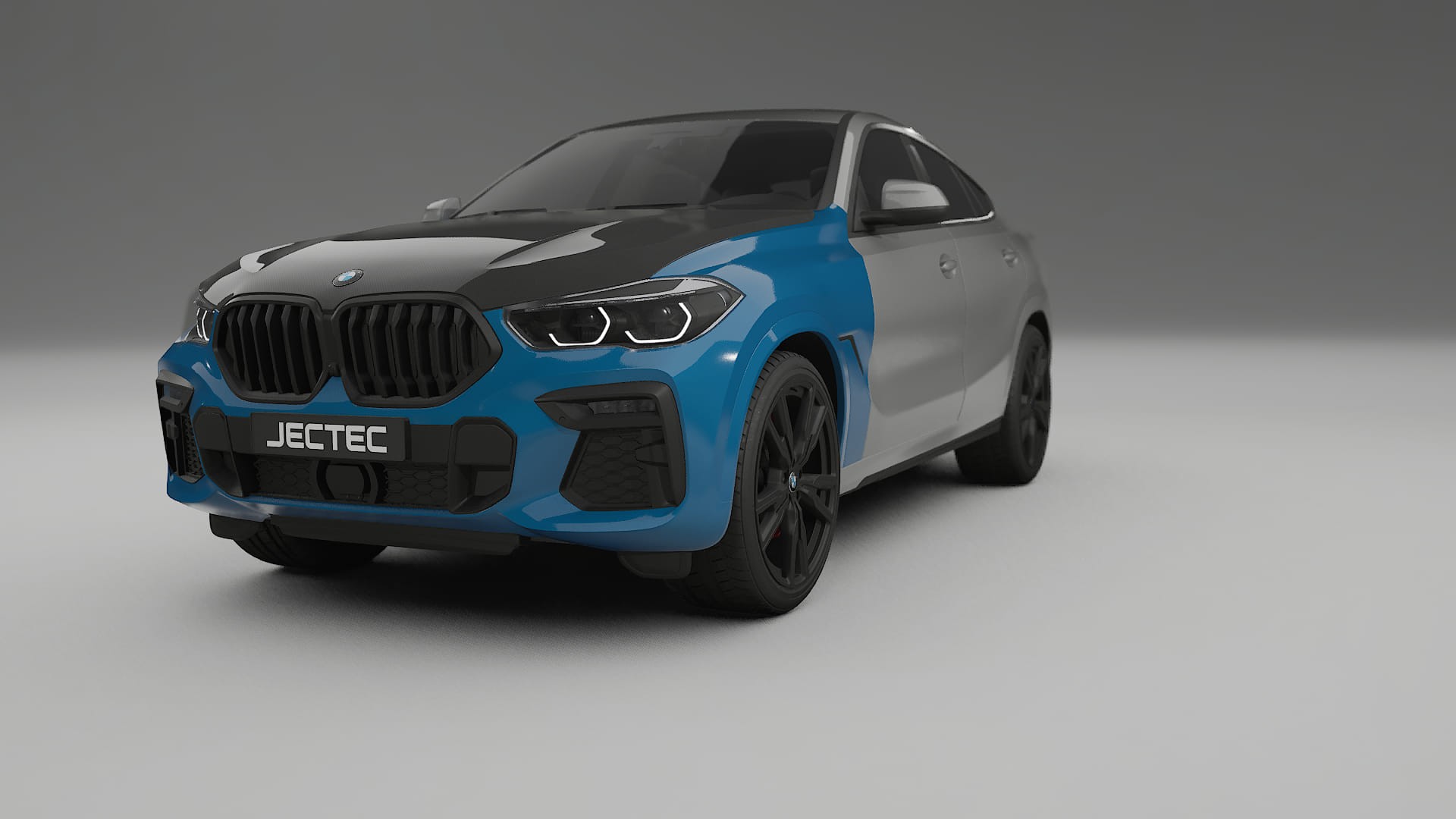 BMW X6 G06 F96 Fényezésvédő Fólia | CrystalGuard Első PPF Készlet Karbon Motorháztetővel