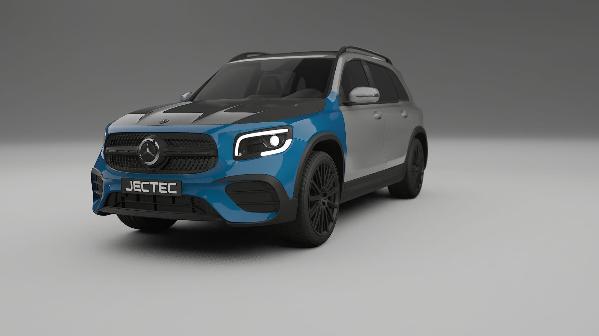 Mercedes AMG GLB Fényezésvédő Fólia | CrystalGuard Első PPF Készlet Karbon Motorháztetővel