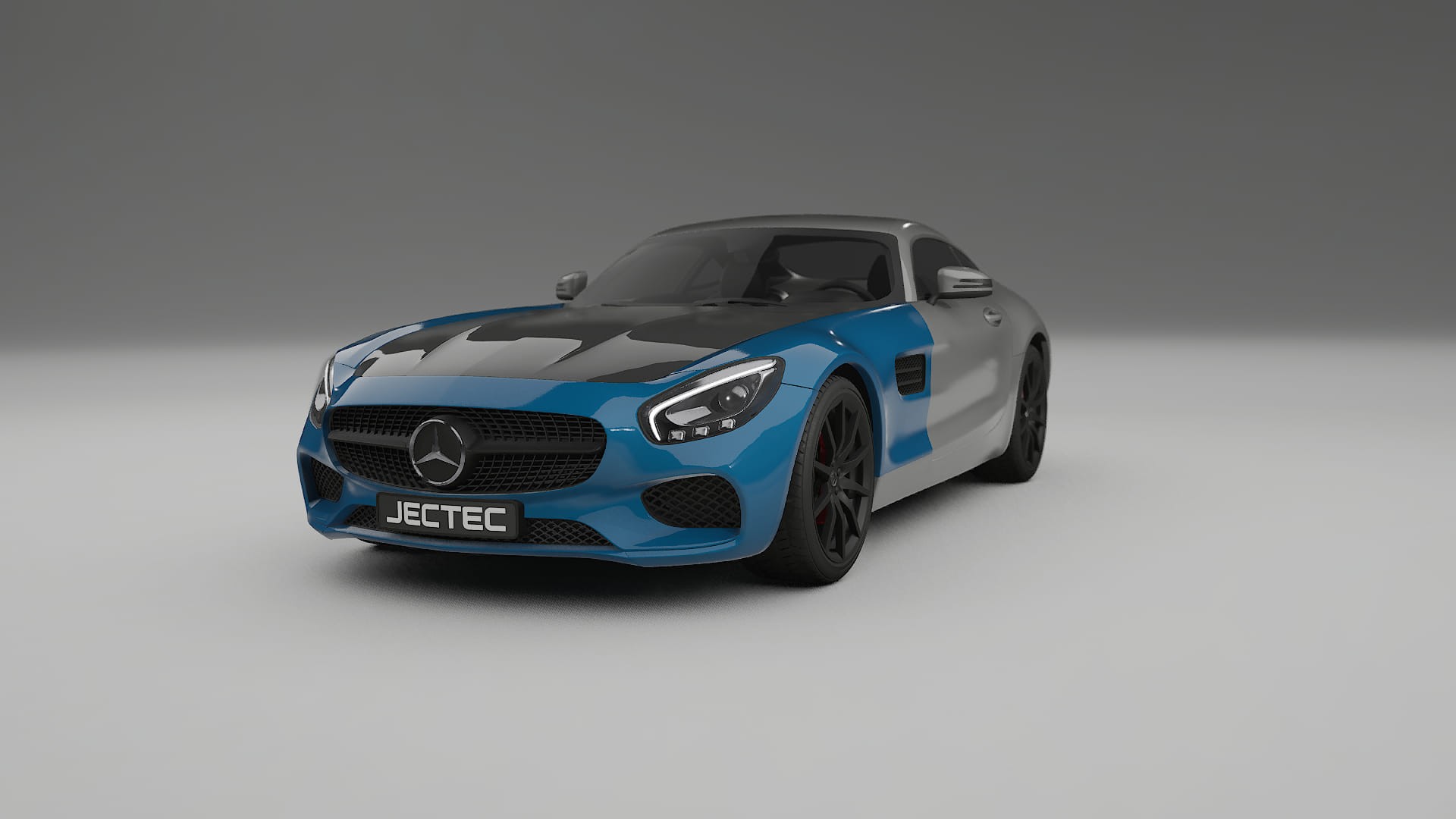 Mercedes AMG GT C190 coupe Fényezésvédő Fólia | CrystalGuard Első PPF Készlet Karbon Motorháztetővel