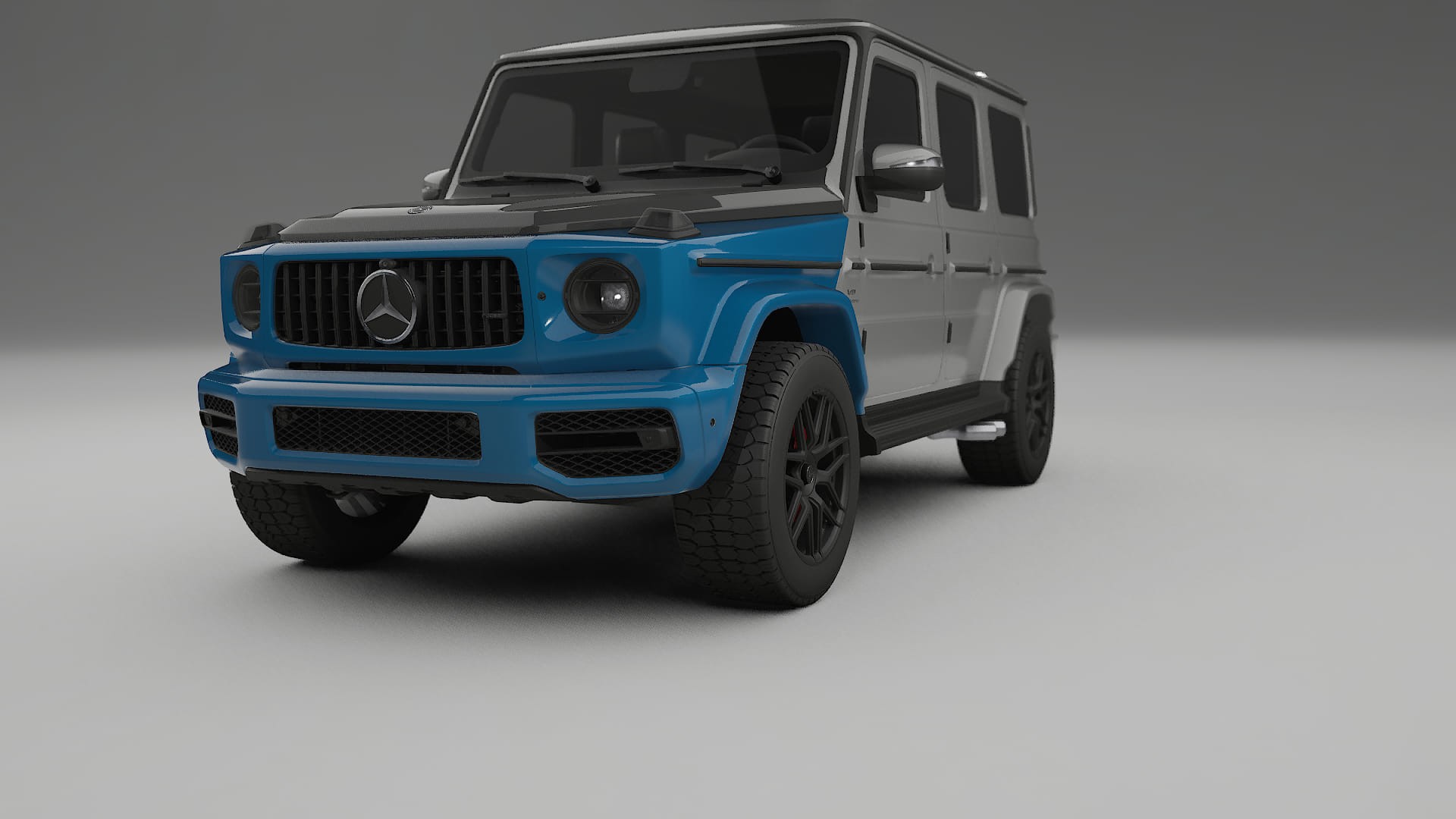 Mercedes G63 AMG W463A Fényezésvédő Fólia | CrystalGuard Első PPF Készlet Karbon Motorháztetővel