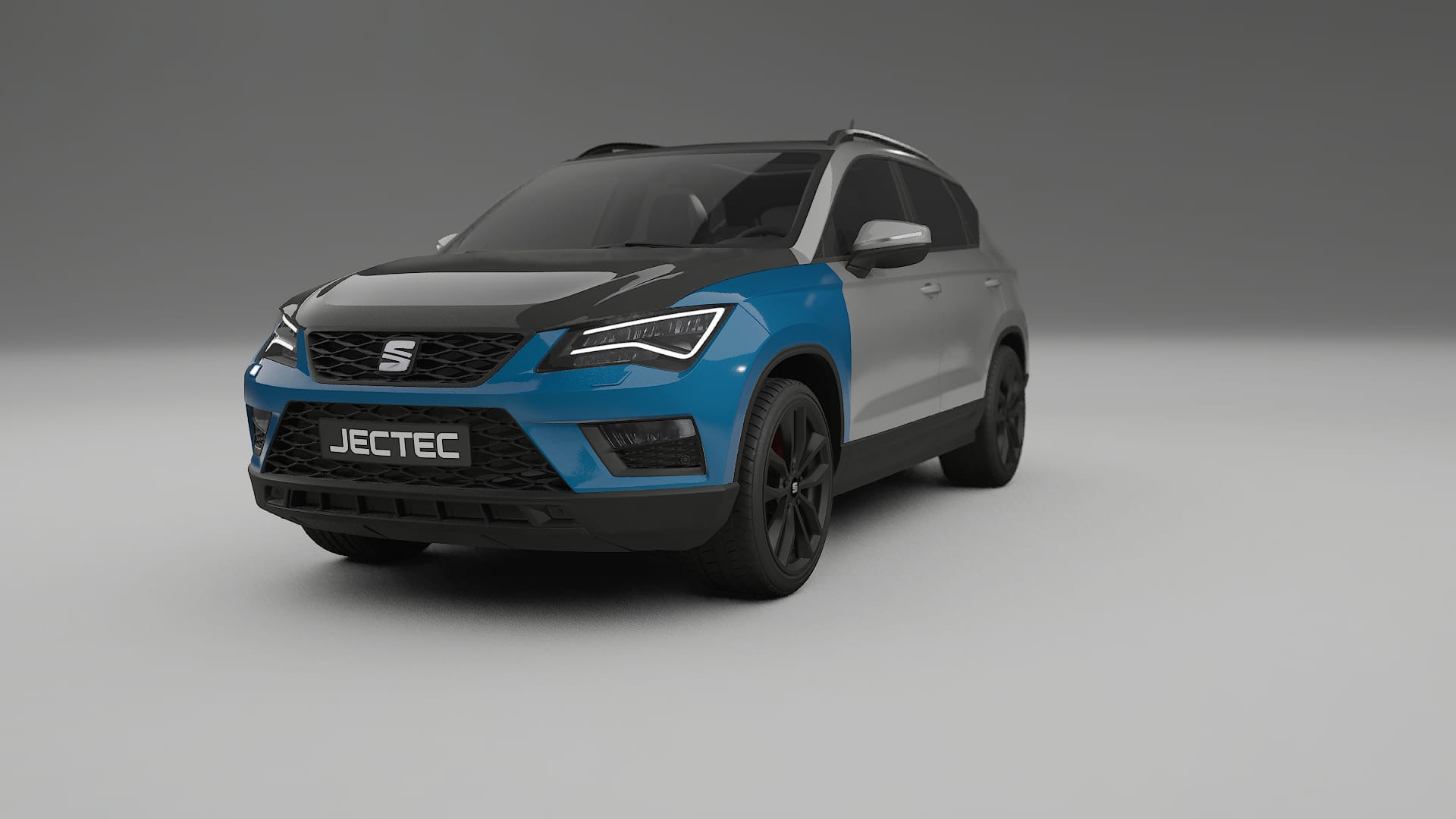Seat Ateca KH7 Fényezésvédő Fólia | CrystalGuard Első PPF Készlet Karbon Motorháztetővel