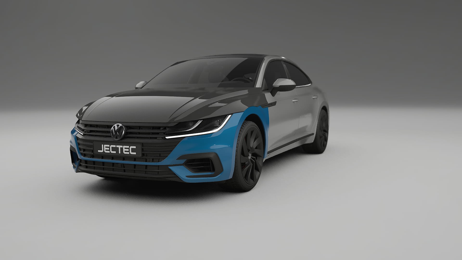 VW Arteon R 3H prefacelift Fényezésvédő Fólia | CrystalGuard Első PPF Készlet Karbon Motorháztetővel