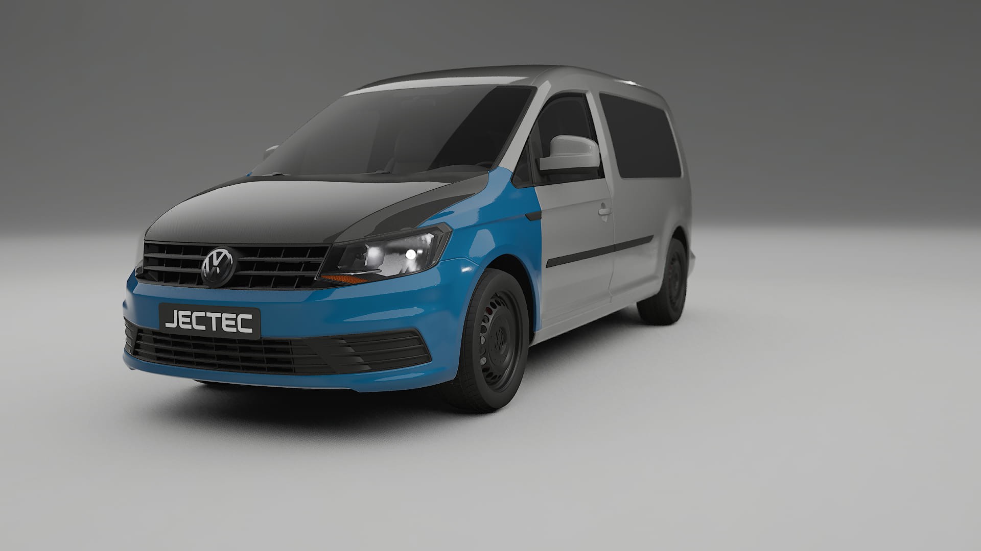 VW Caddy Maxi SB Fényezésvédő Fólia | CrystalGuard Első PPF Készlet Karbon Motorháztetővel