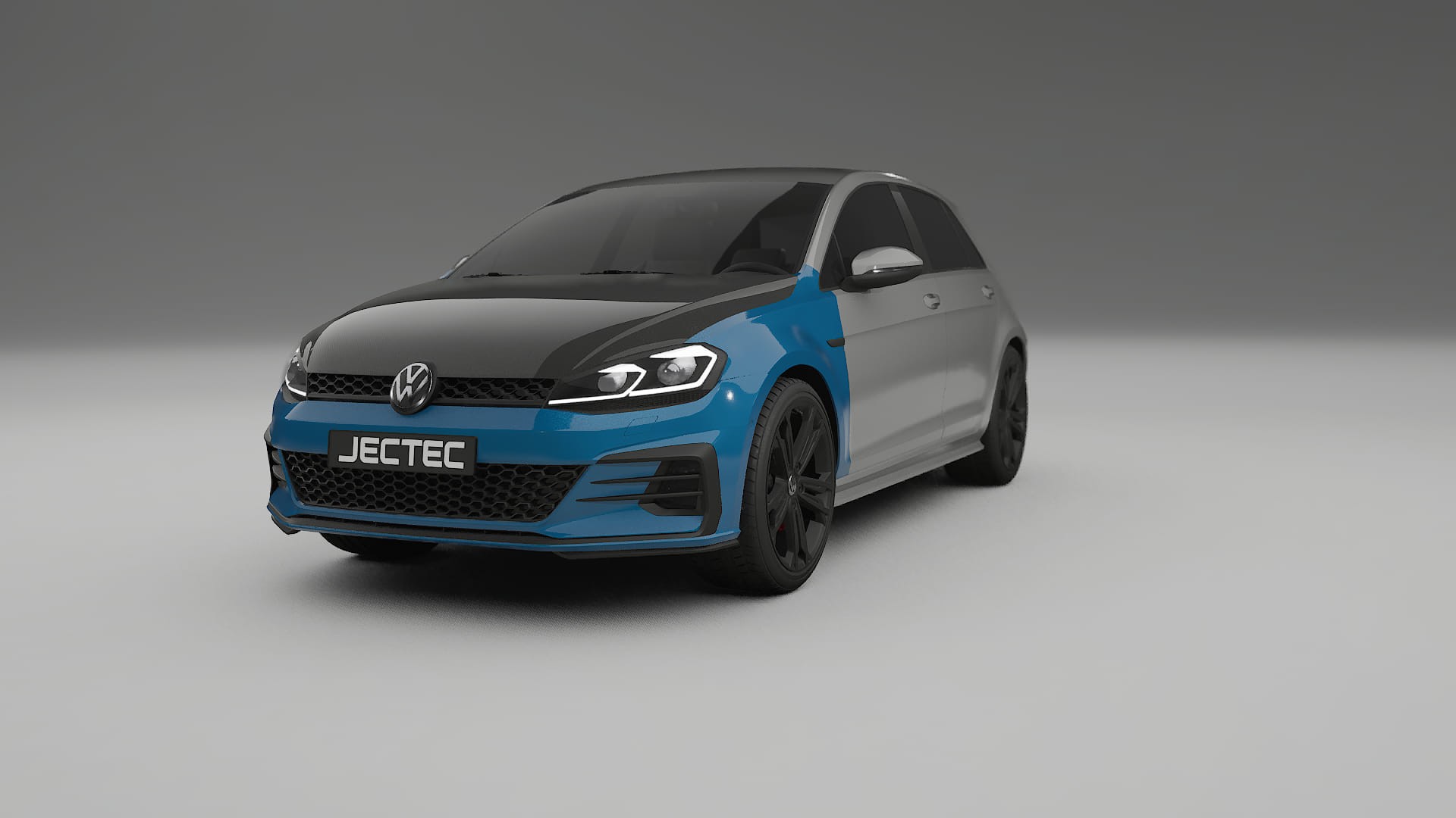 VW Golf Mk7 Fényezésvédő Fólia | CrystalGuard Első PPF Készlet Karbon Motorháztetővel