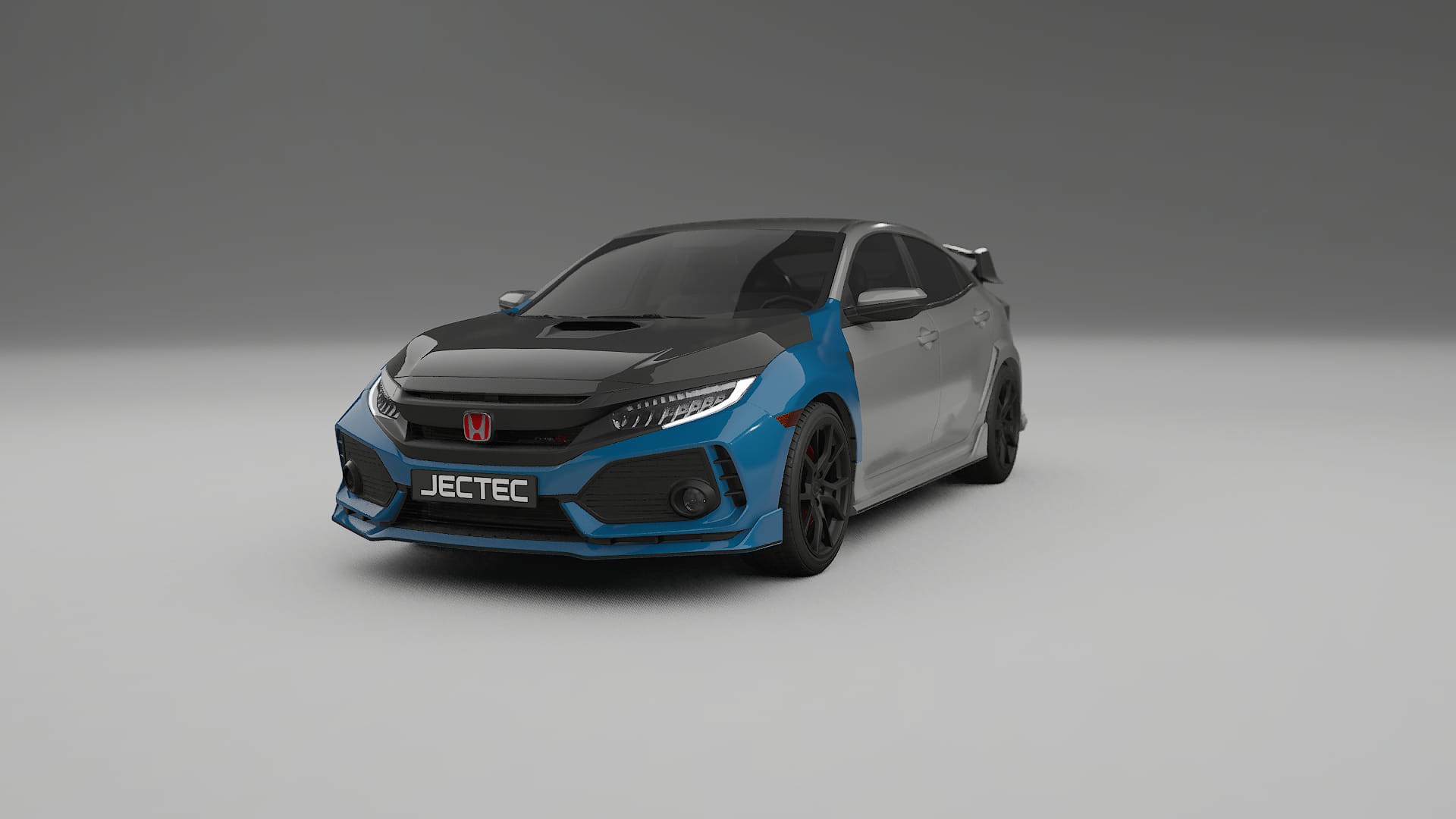 Honda Civic Type-R Fényezésvédő Fólia | CrystalGuard Első PPF Készlet Karbon Motorháztetővel