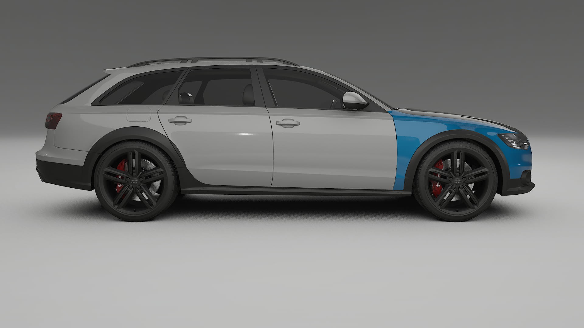 Audi A6 Allroad C7 prefacelift Fényezésvédő Fólia | CrystalGuard Első PPF Készlet Karbon Motorháztetővel 2