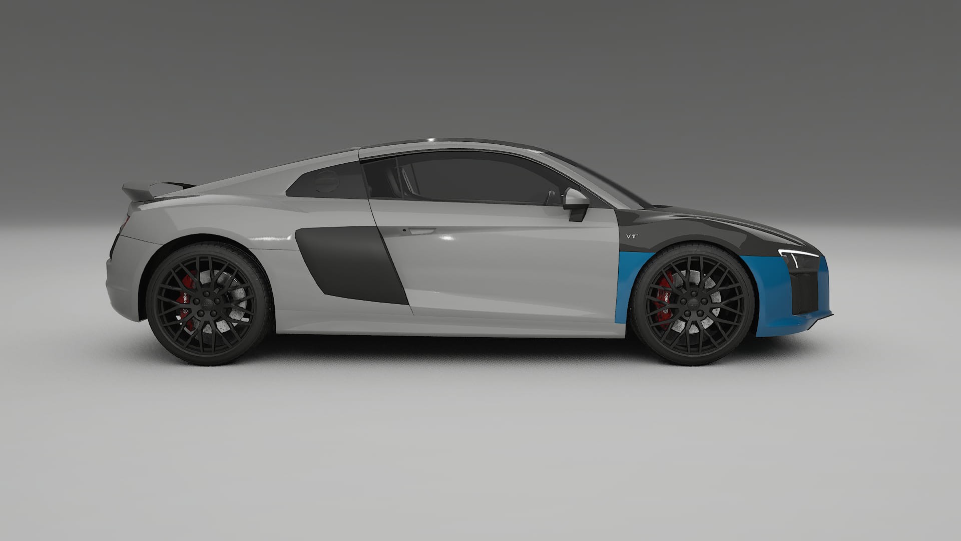 Audi R8 typ-4S prefacelift Fényezésvédő Fólia | CrystalGuard Első PPF Készlet Karbon Motorháztetővel 2