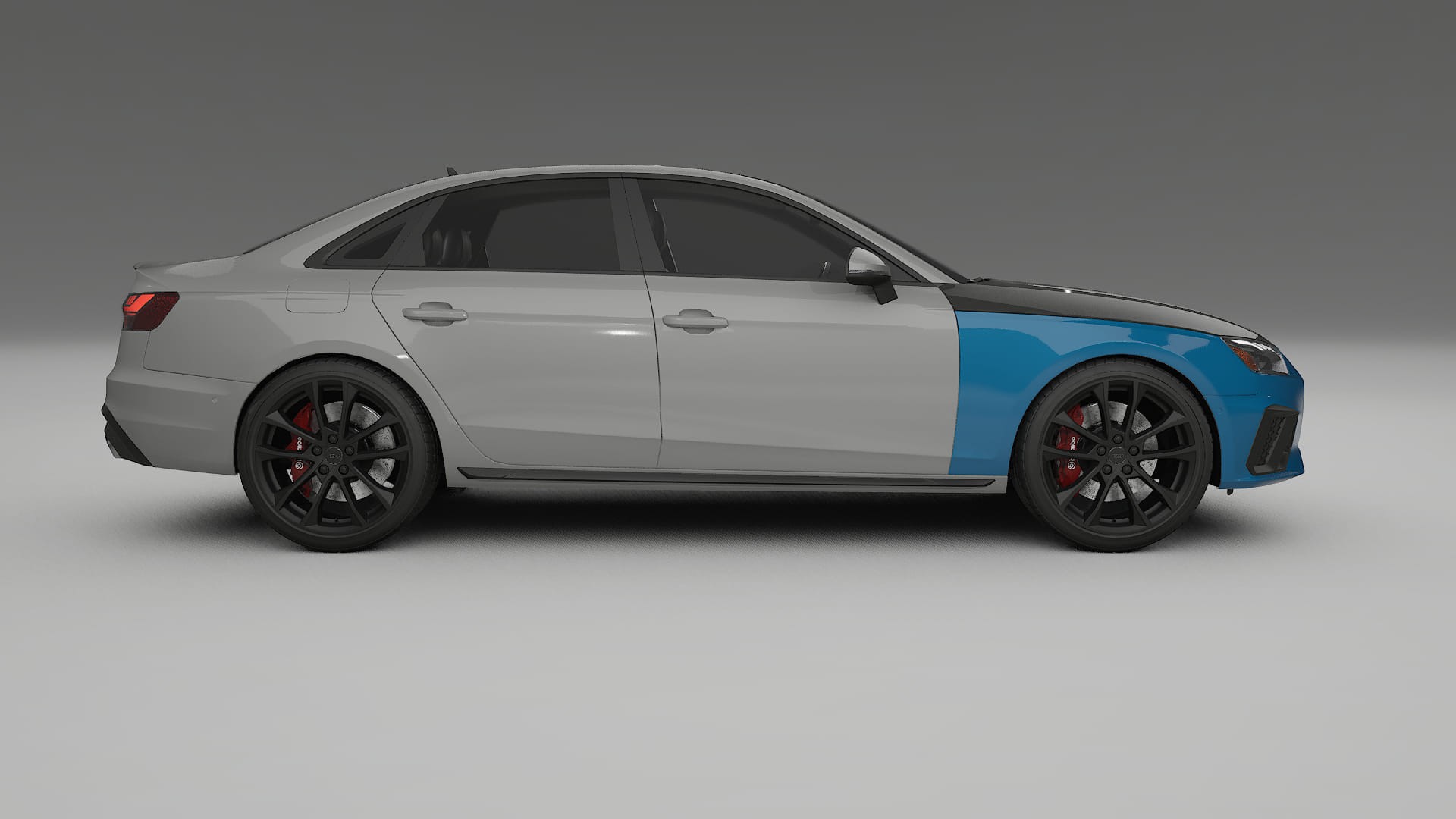 Audi S4 szedán B9 facelift Fényezésvédő Fólia | CrystalGuard Első PPF Készlet Karbon Motorháztetővel 2