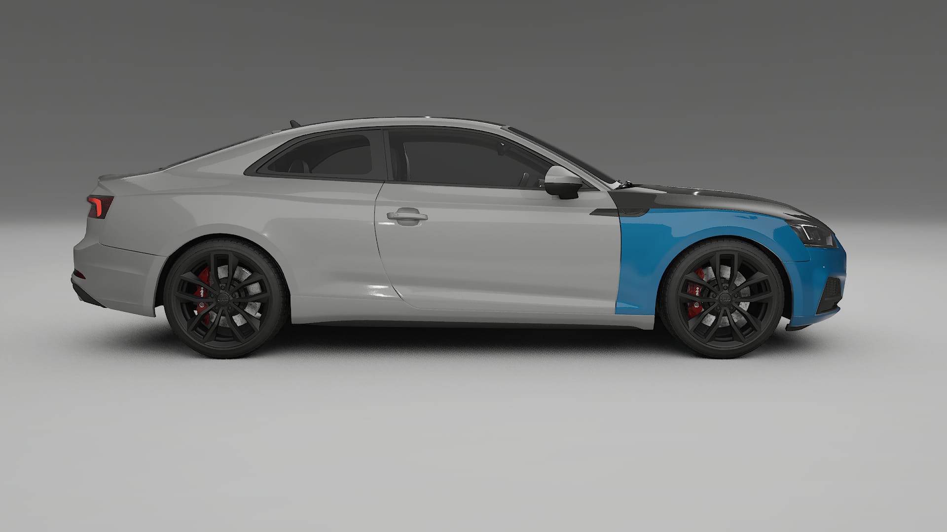 Audi S5 B9 prefacelift Fényezésvédő Fólia | CrystalGuard Első PPF Készlet Karbon Motorháztetővel 2