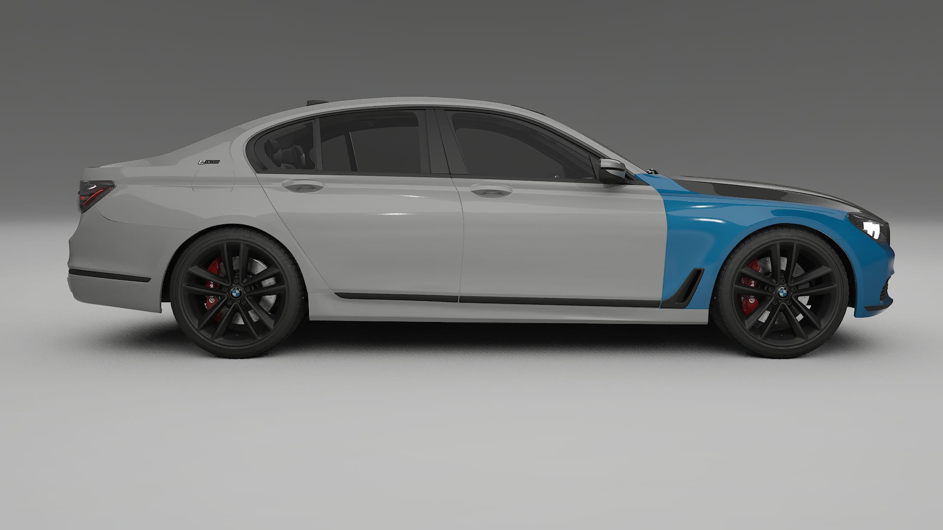 BMW 7 G11 G12 facelift Fényezésvédő Fólia | CrystalGuard Első PPF Készlet Karbon Motorháztetővel 2
