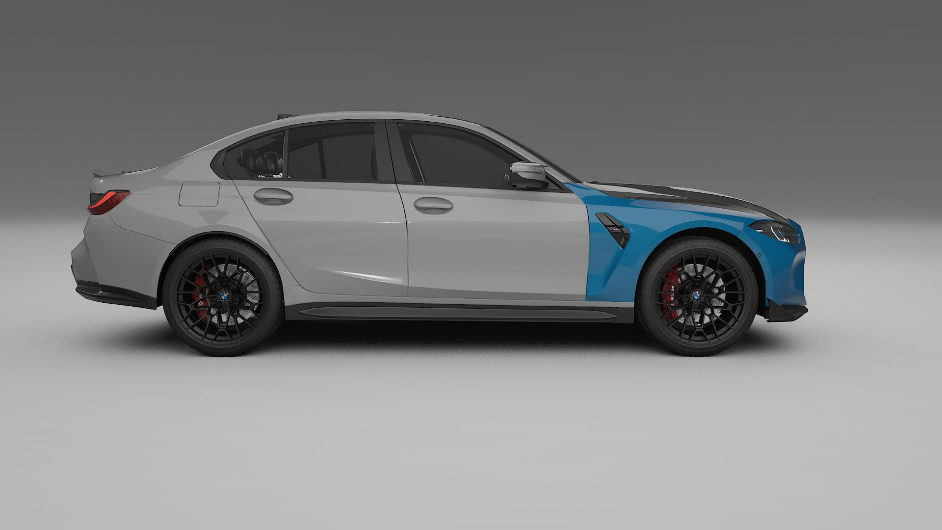 BMW M3 G80 Competition CS Fényezésvédő Fólia | CrystalGuard Első PPF Készlet Karbon Motorháztetővel 2