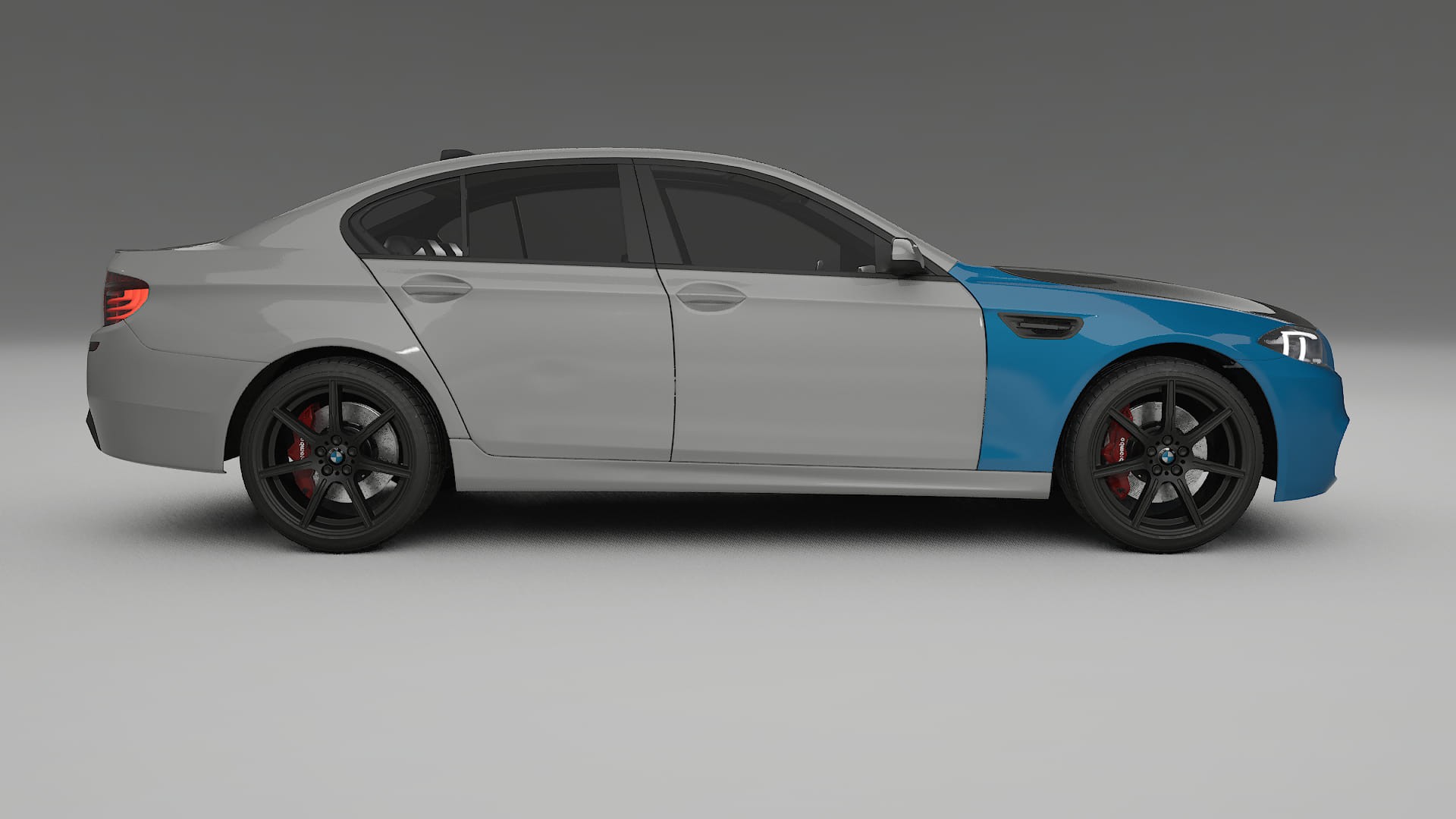 BMW M5 F10 Fényezésvédő Fólia | CrystalGuard Első PPF Készlet Karbon Motorháztetővel 2