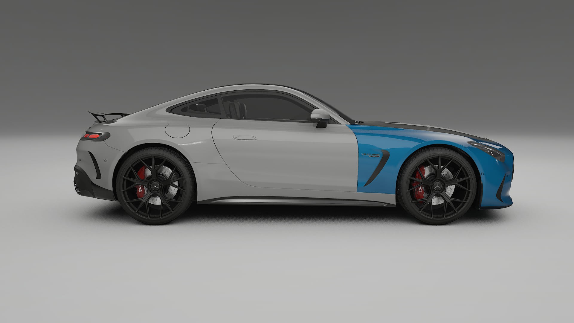 Mercedes AMG GT coupe C192 Fényezésvédő Fólia | CrystalGuard Első PPF Készlet Karbon Motorháztetővel 2