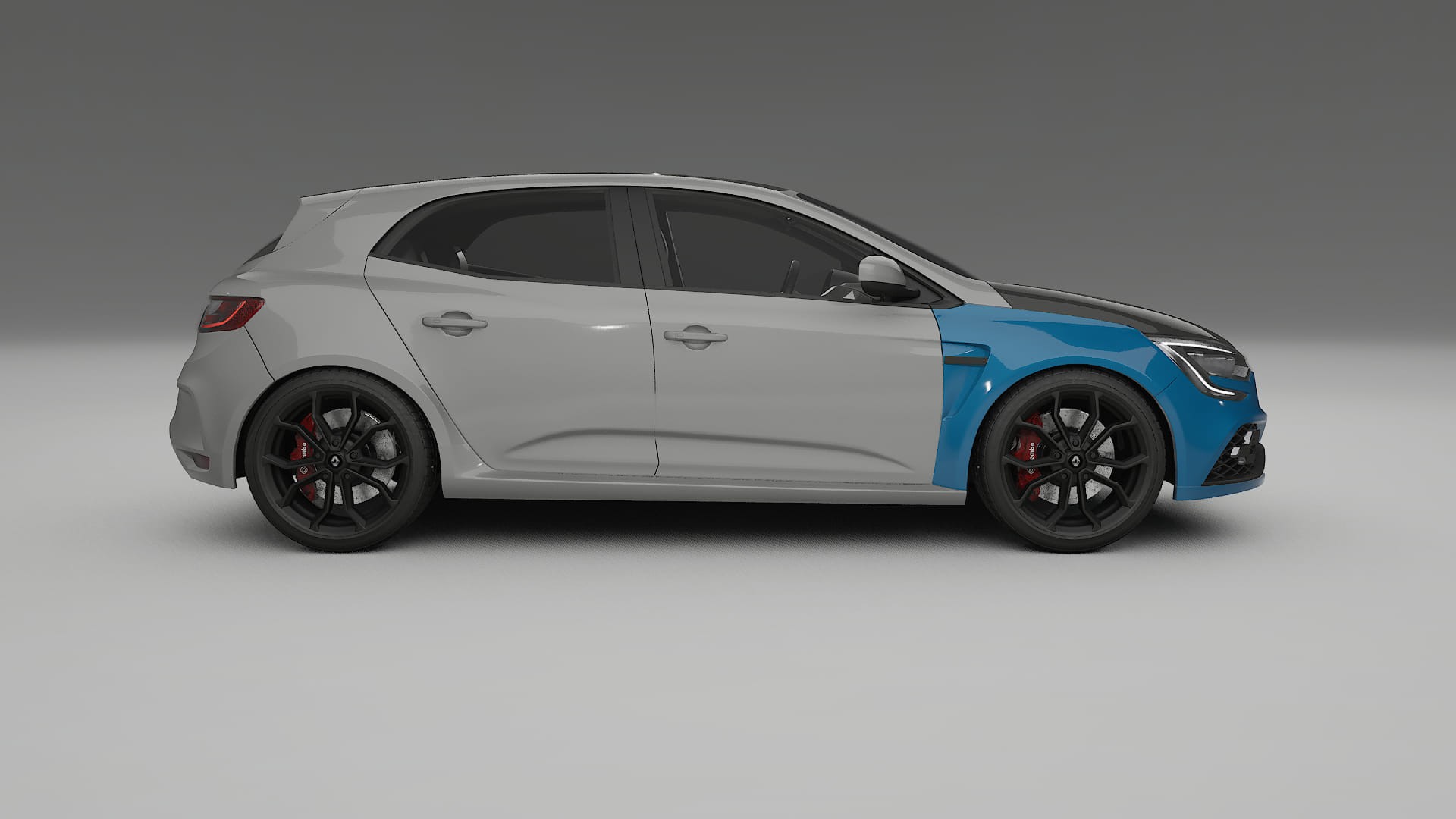 Renault Megane RS IV Fényezésvédő Fólia | CrystalGuard Első PPF Készlet Karbon Motorháztetővel