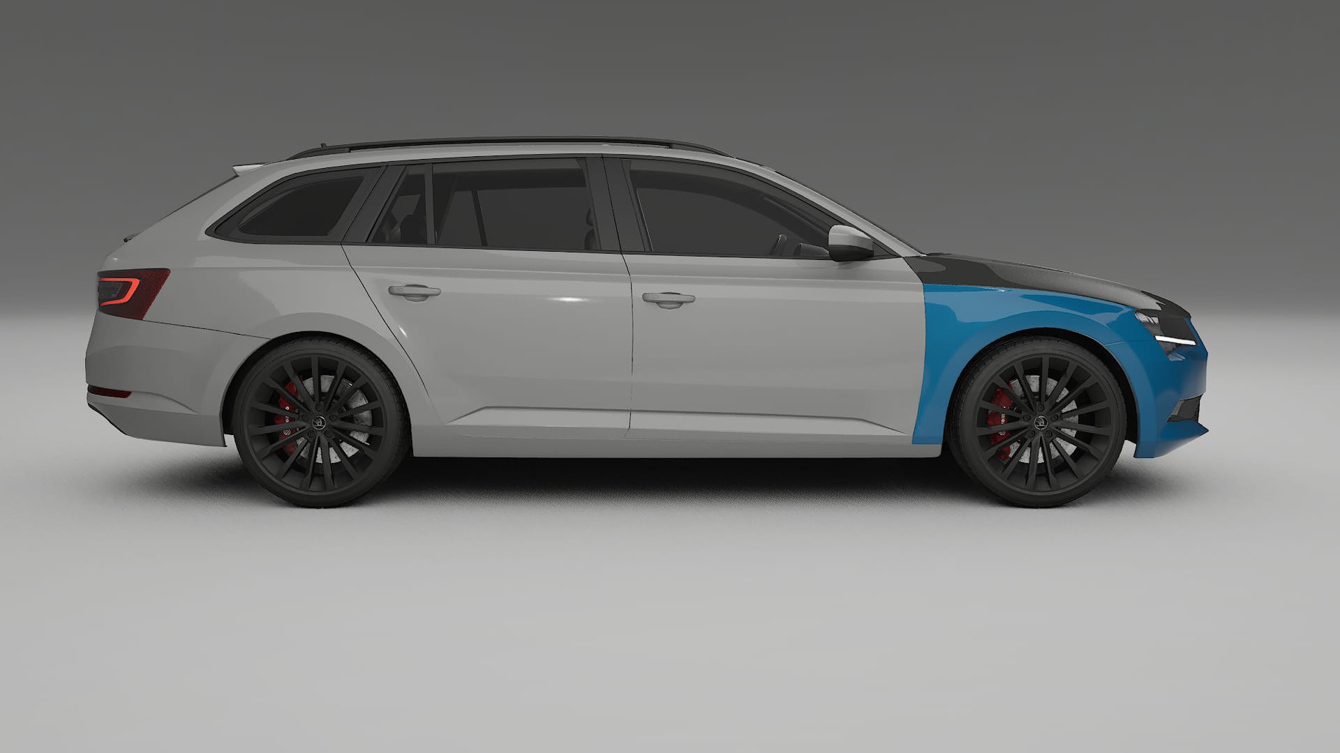 Škoda Superb B8 Fényezésvédő Fólia | CrystalGuard Első PPF Készlet Karbon Motorháztetővel 2