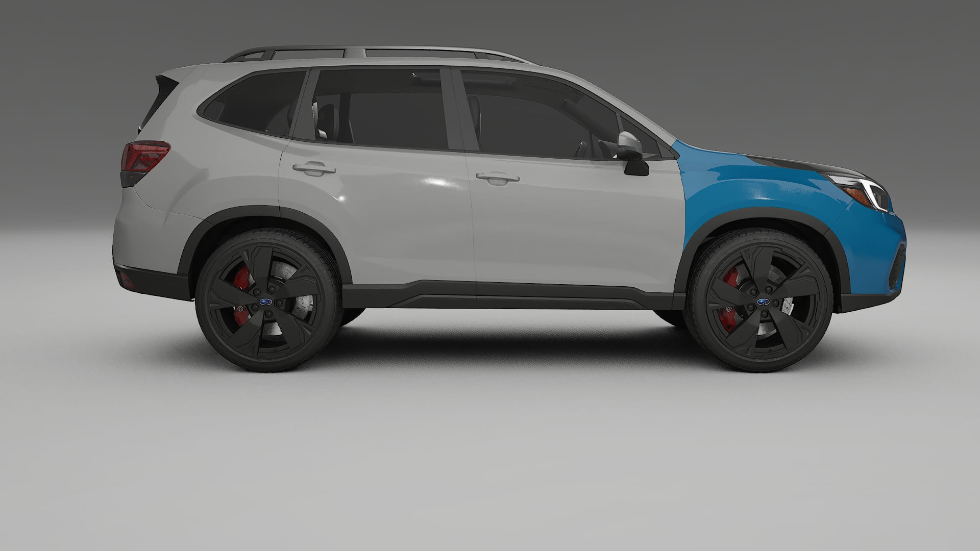 Subaru Forester V SK prefacelift Fényezésvédő Fólia | CrystalGuard Első PPF Készlet Karbon Motorháztetővel 2