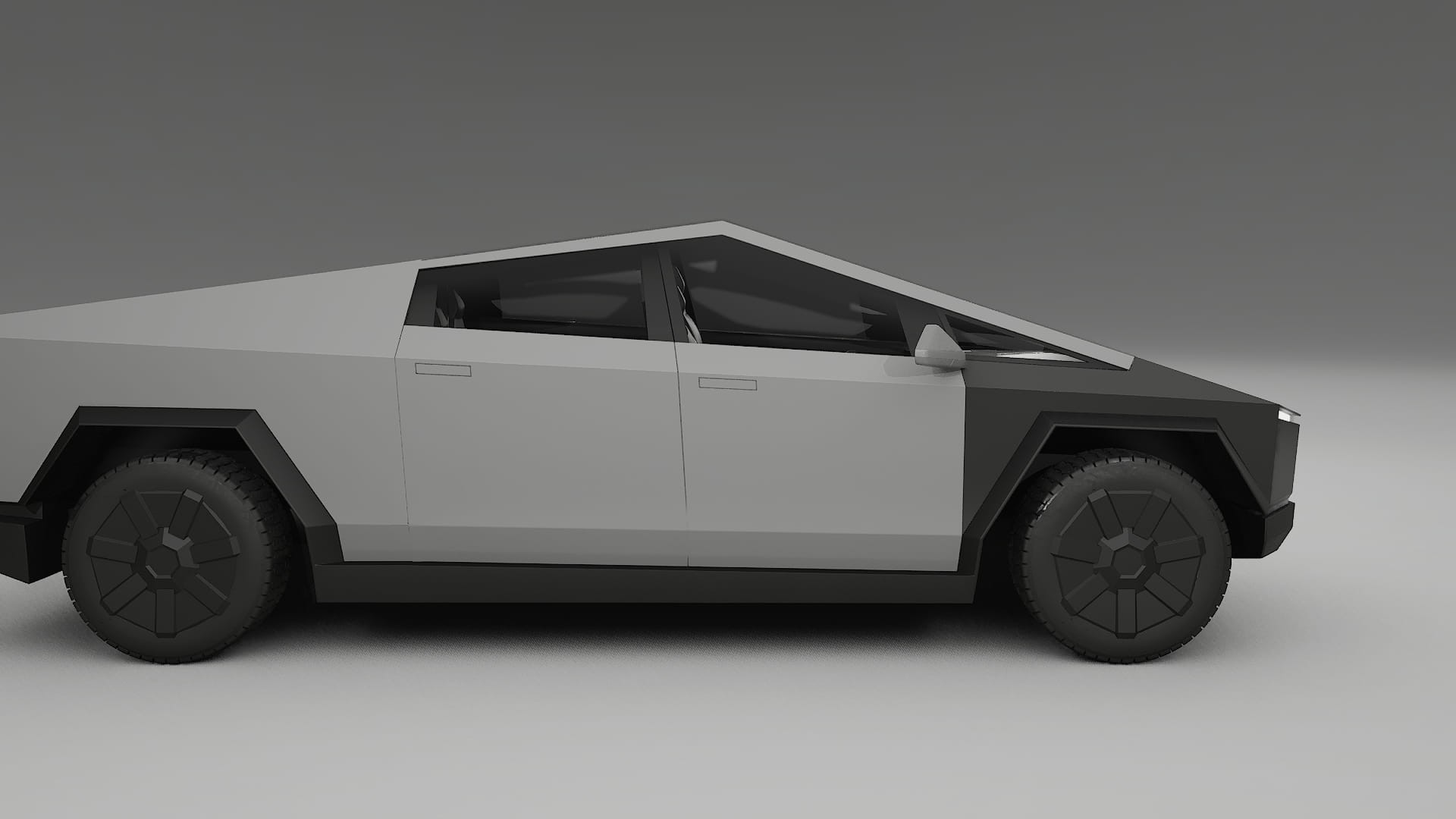 Tesla Cybertruck Fényezésvédő Fólia | CrystalGuard Első PPF Készlet Karbon Motorháztetővel 2
